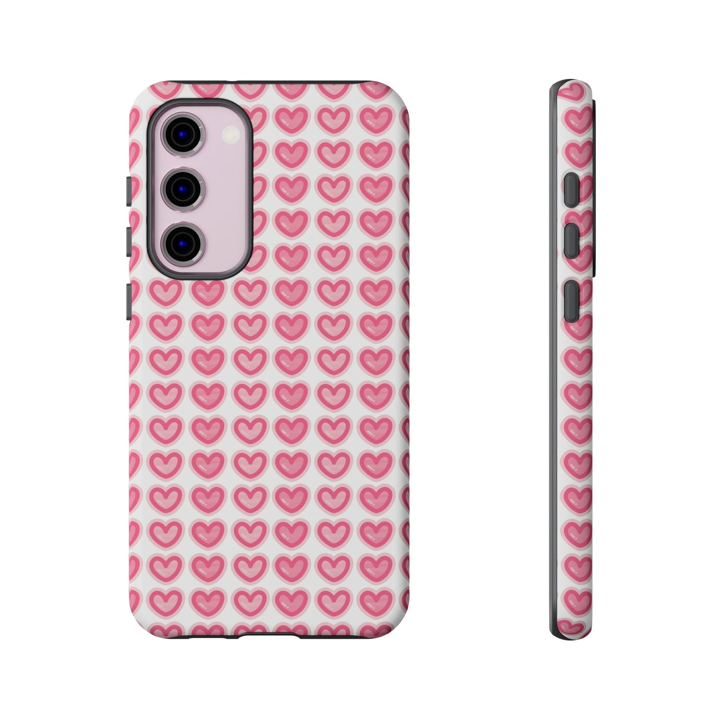 Hearts Pattern - Tough Cases iPhone Samsung Google Pixel