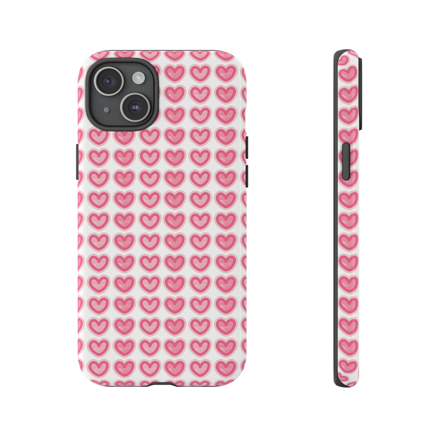 Hearts Pattern - Tough Cases iPhone Samsung Google Pixel