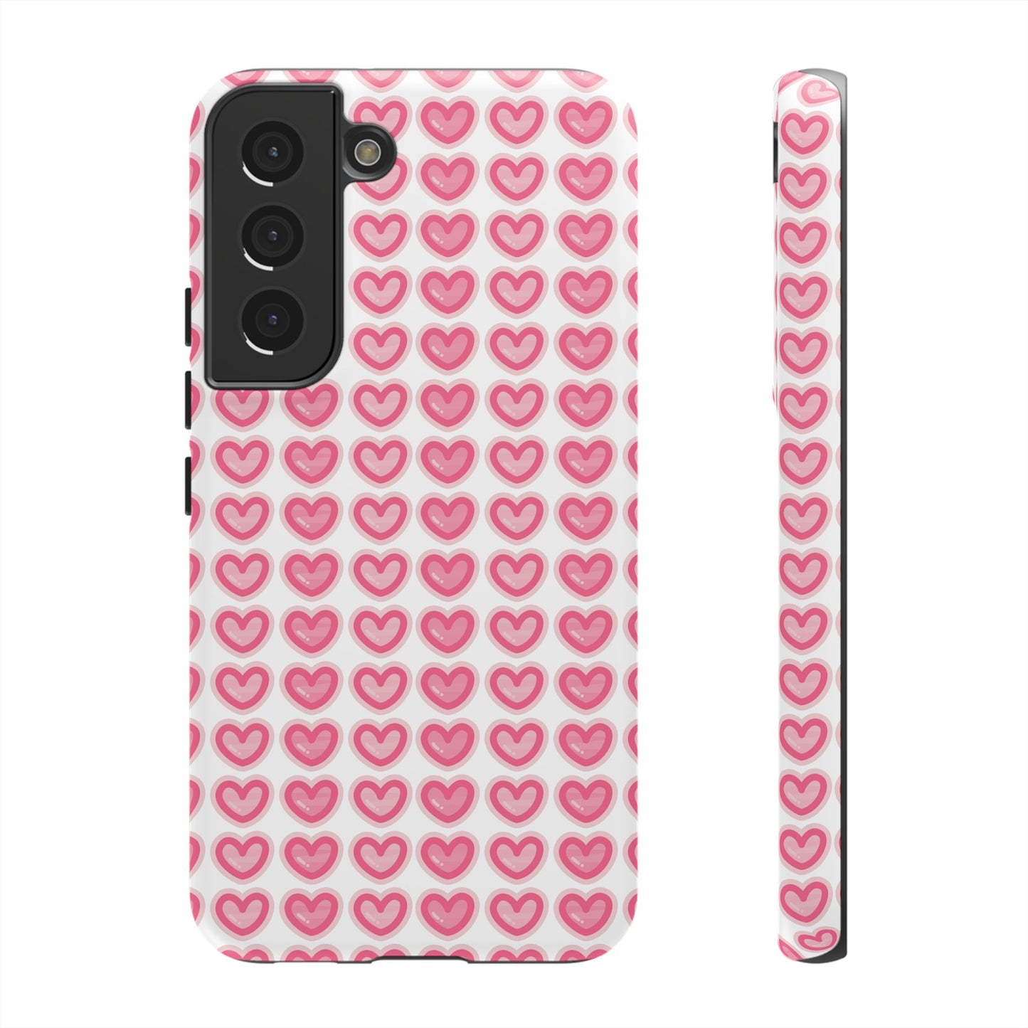 Hearts Pattern - Tough Cases iPhone Samsung Google Pixel
