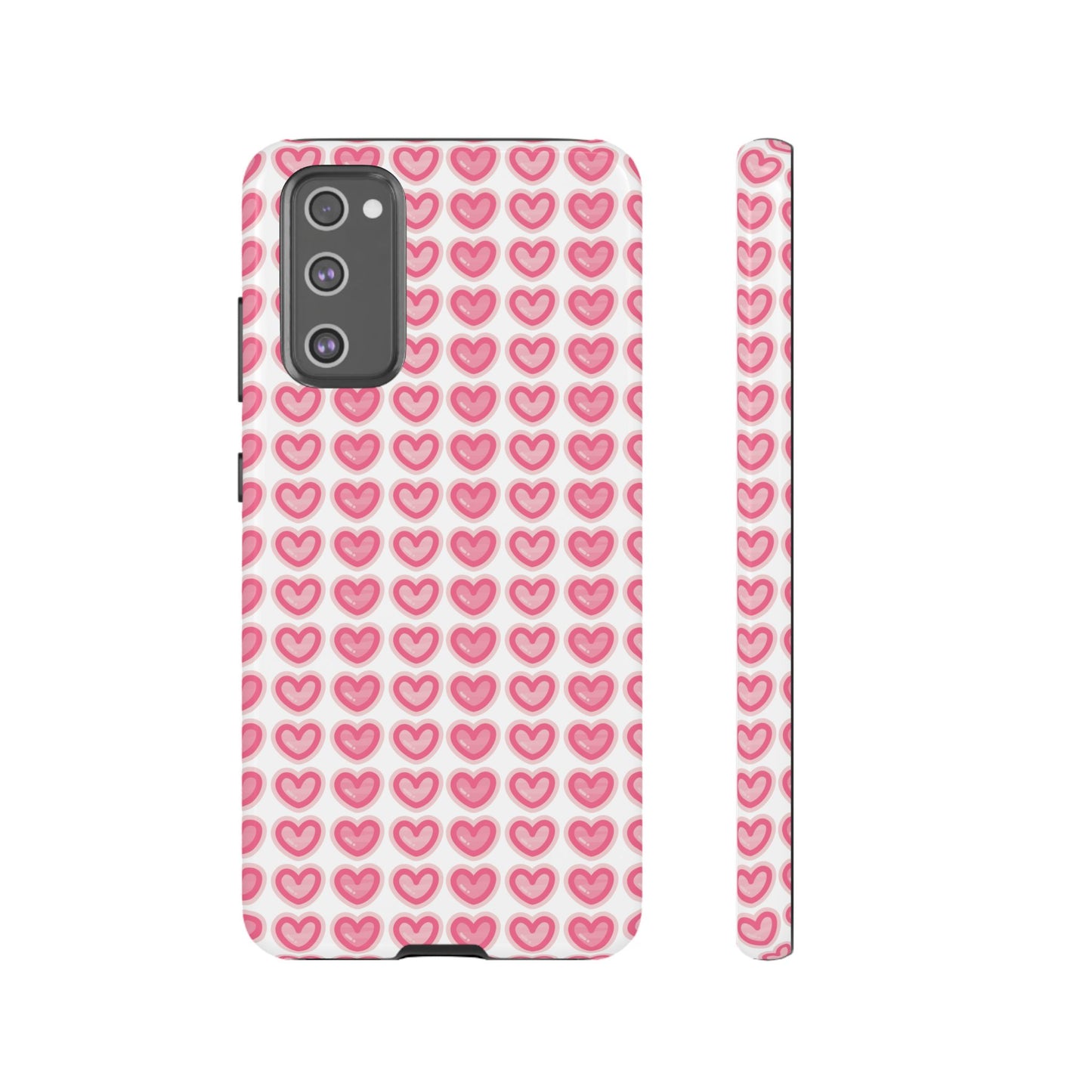 Hearts Pattern - Tough Cases iPhone Samsung Google Pixel