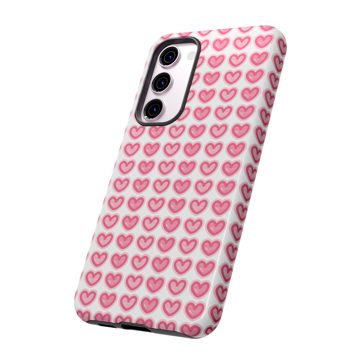 Hearts Pattern - Tough Cases iPhone Samsung Google Pixel