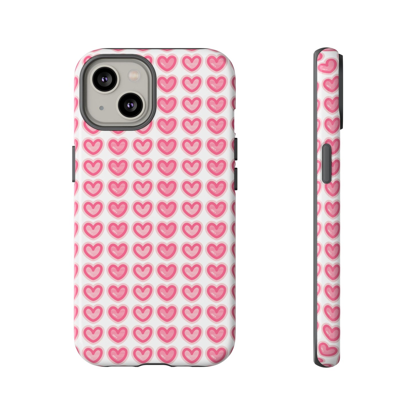 Hearts Pattern - Tough Cases iPhone Samsung Google Pixel