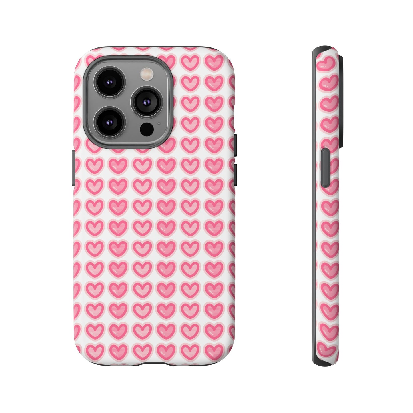 Hearts Pattern - Tough Cases iPhone Samsung Google Pixel