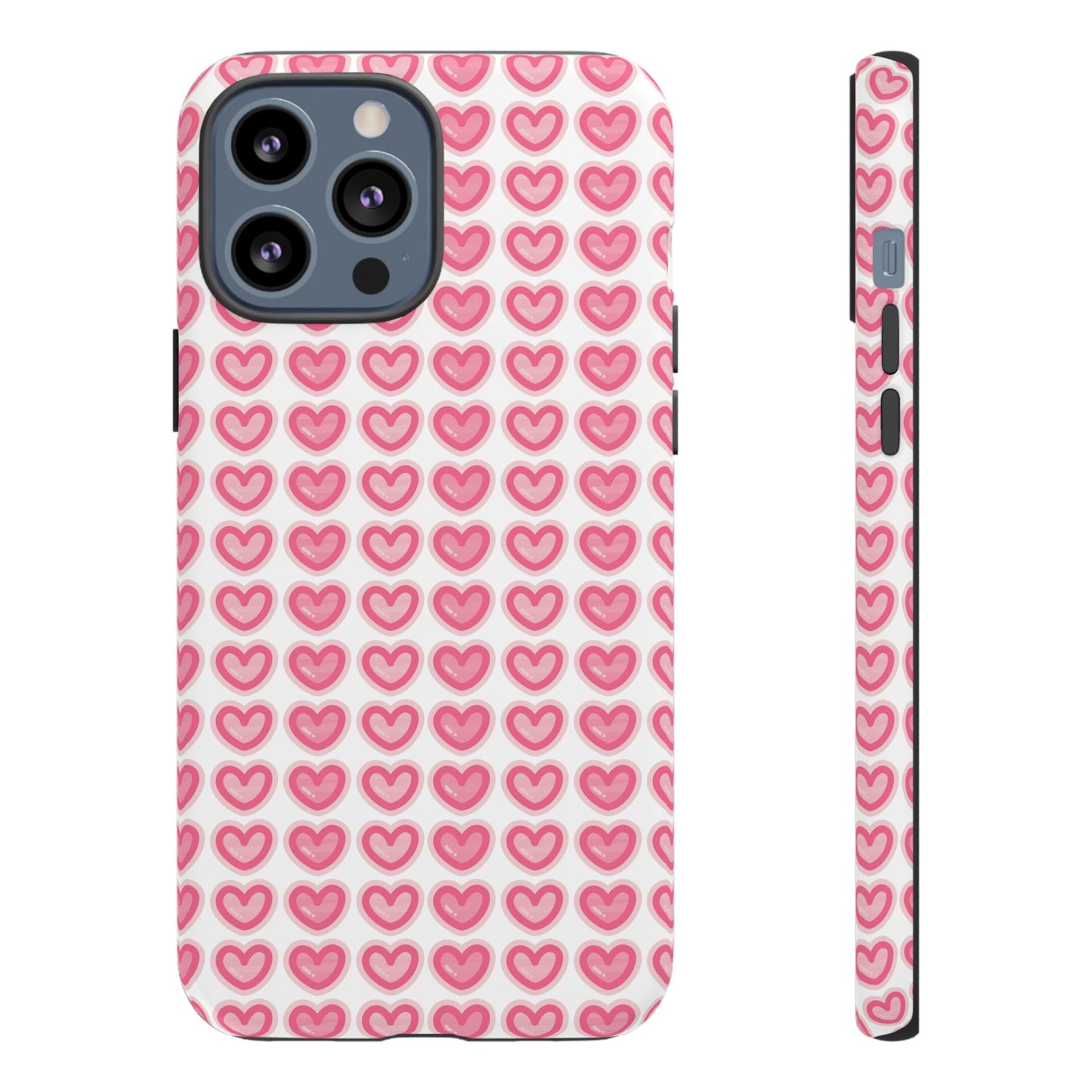 Hearts Pattern - Tough Cases iPhone Samsung Google Pixel