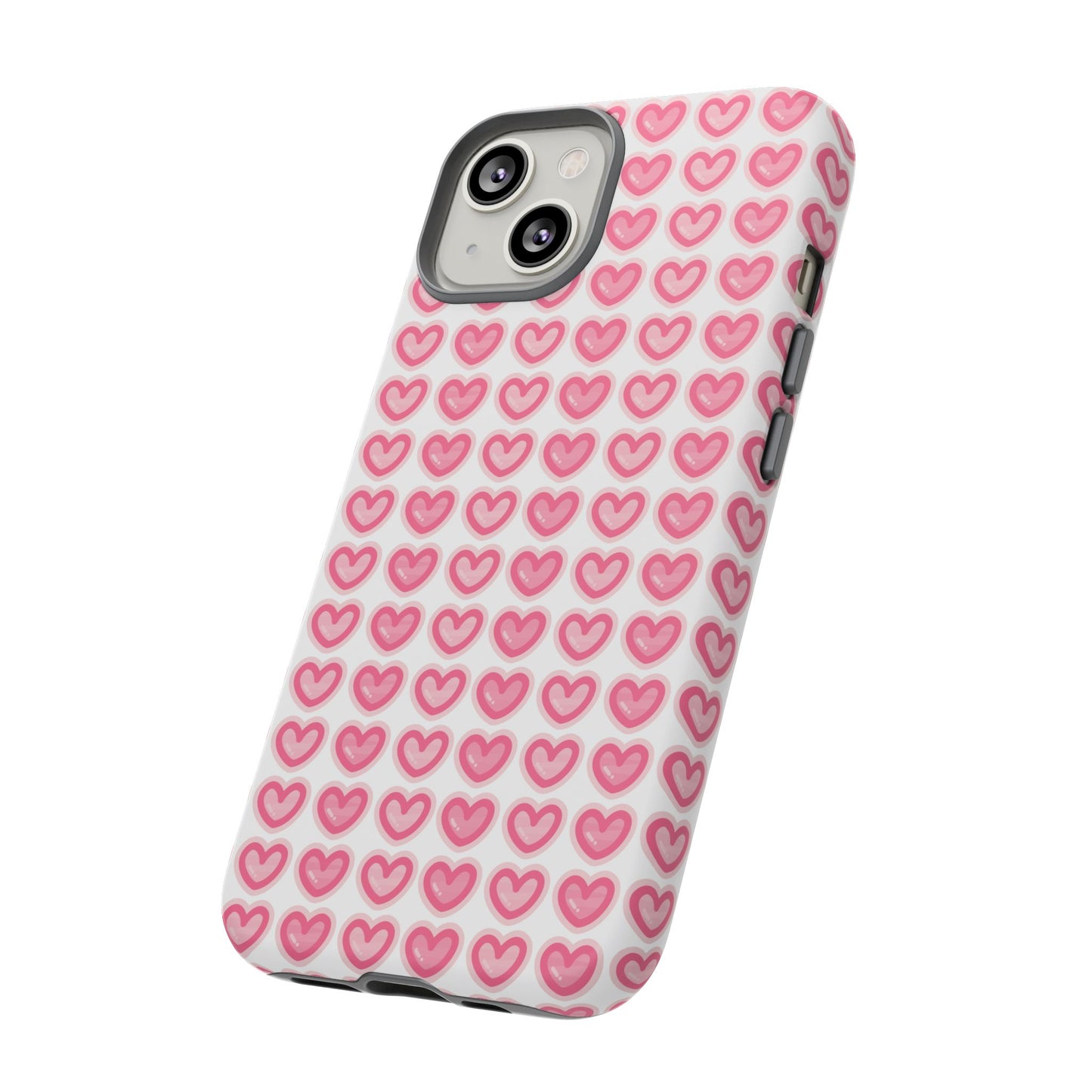 Hearts Pattern - Tough Cases iPhone Samsung Google Pixel