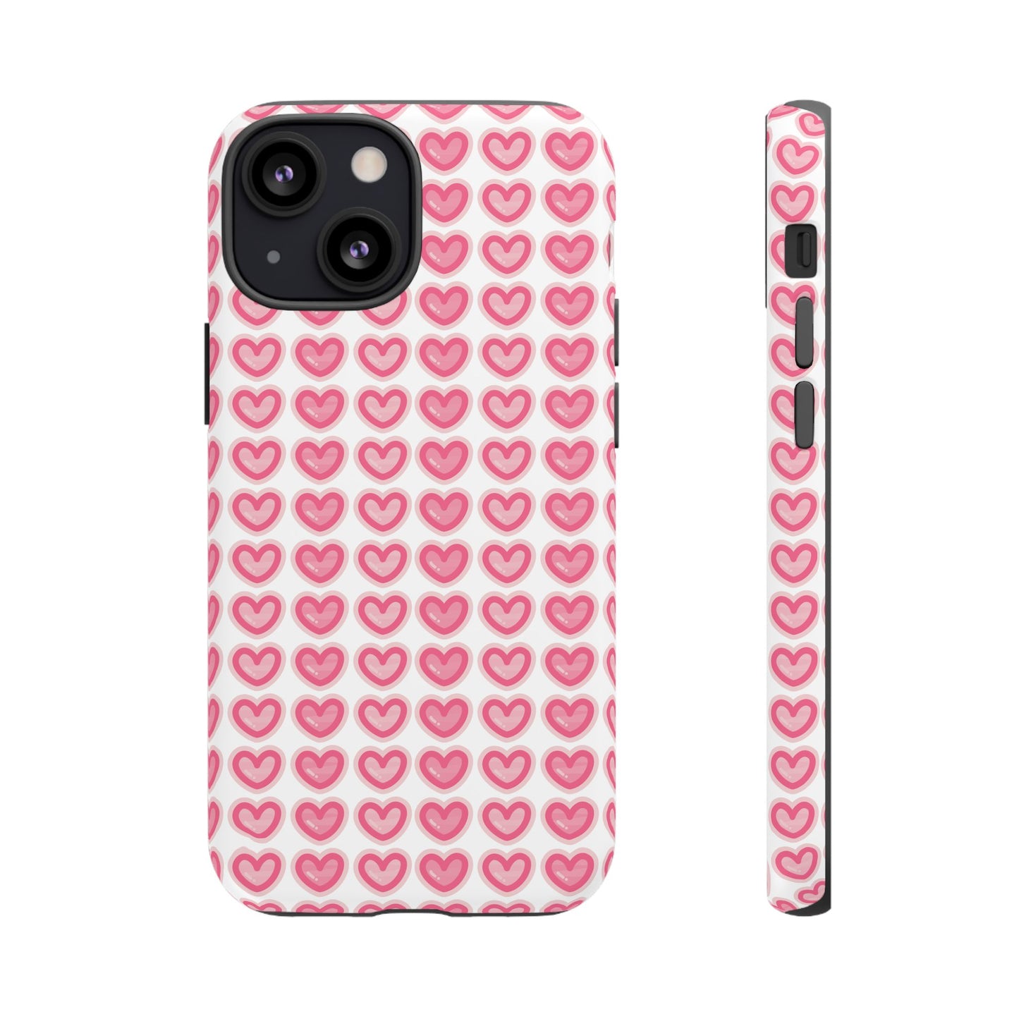Hearts Pattern - Tough Cases iPhone Samsung Google Pixel