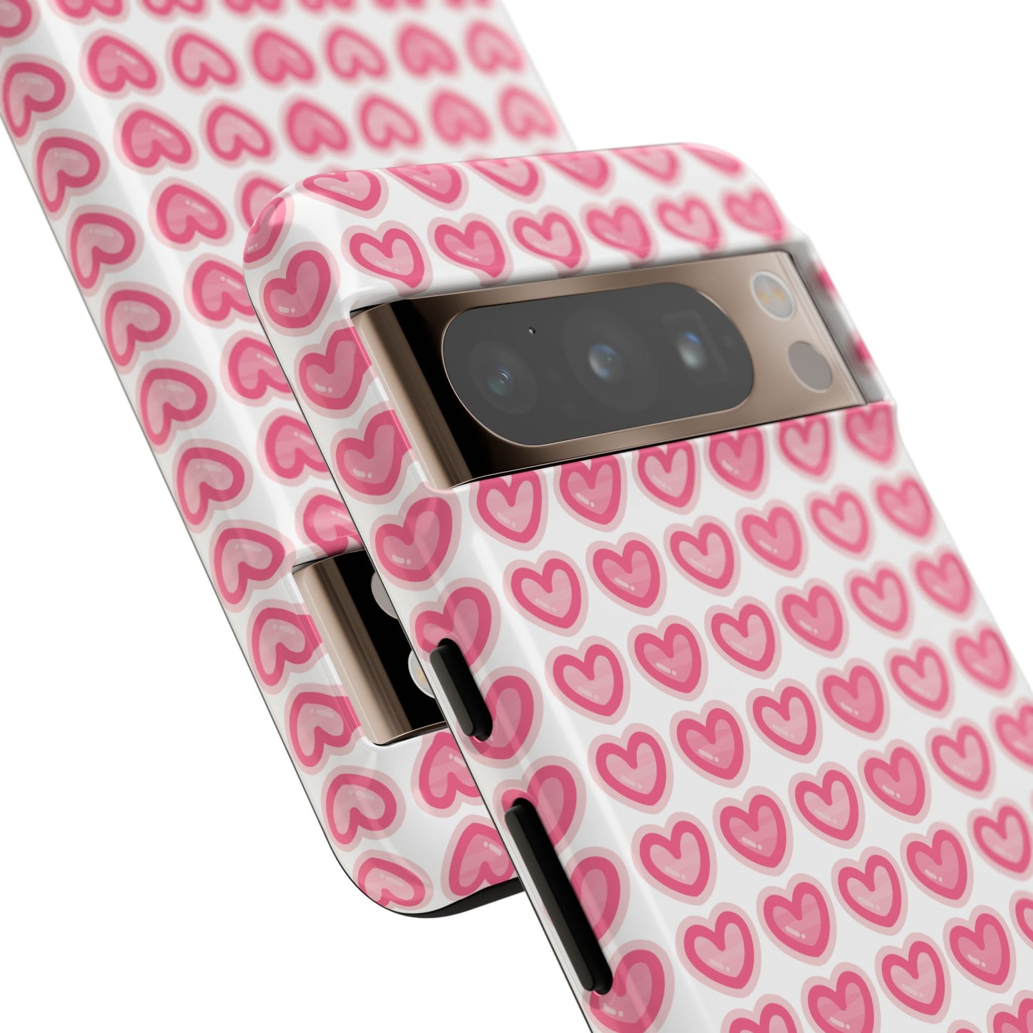 Hearts Pattern - Tough Cases iPhone Samsung Google Pixel