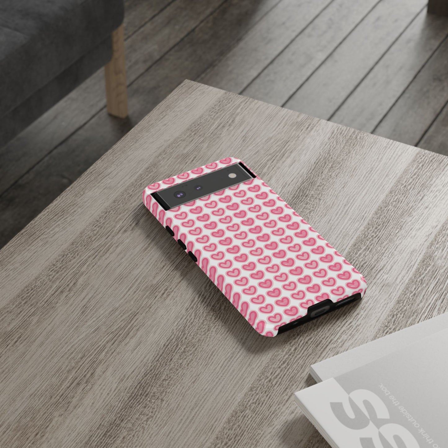 Hearts Pattern - Tough Cases iPhone Samsung Google Pixel