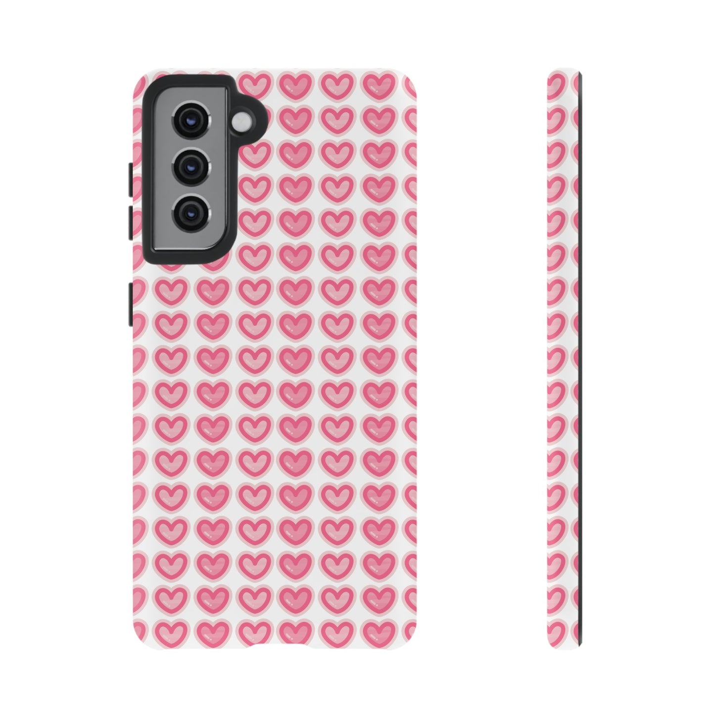 Hearts Pattern - Tough Cases iPhone Samsung Google Pixel