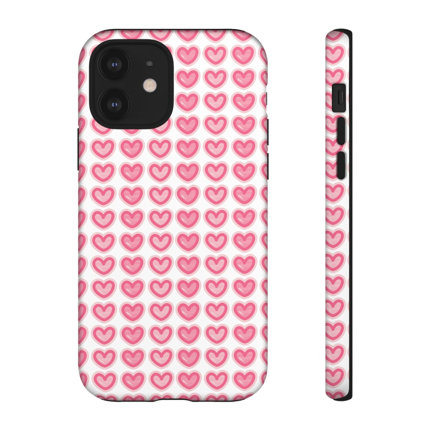 Hearts Pattern - Tough Cases iPhone Samsung Google Pixel