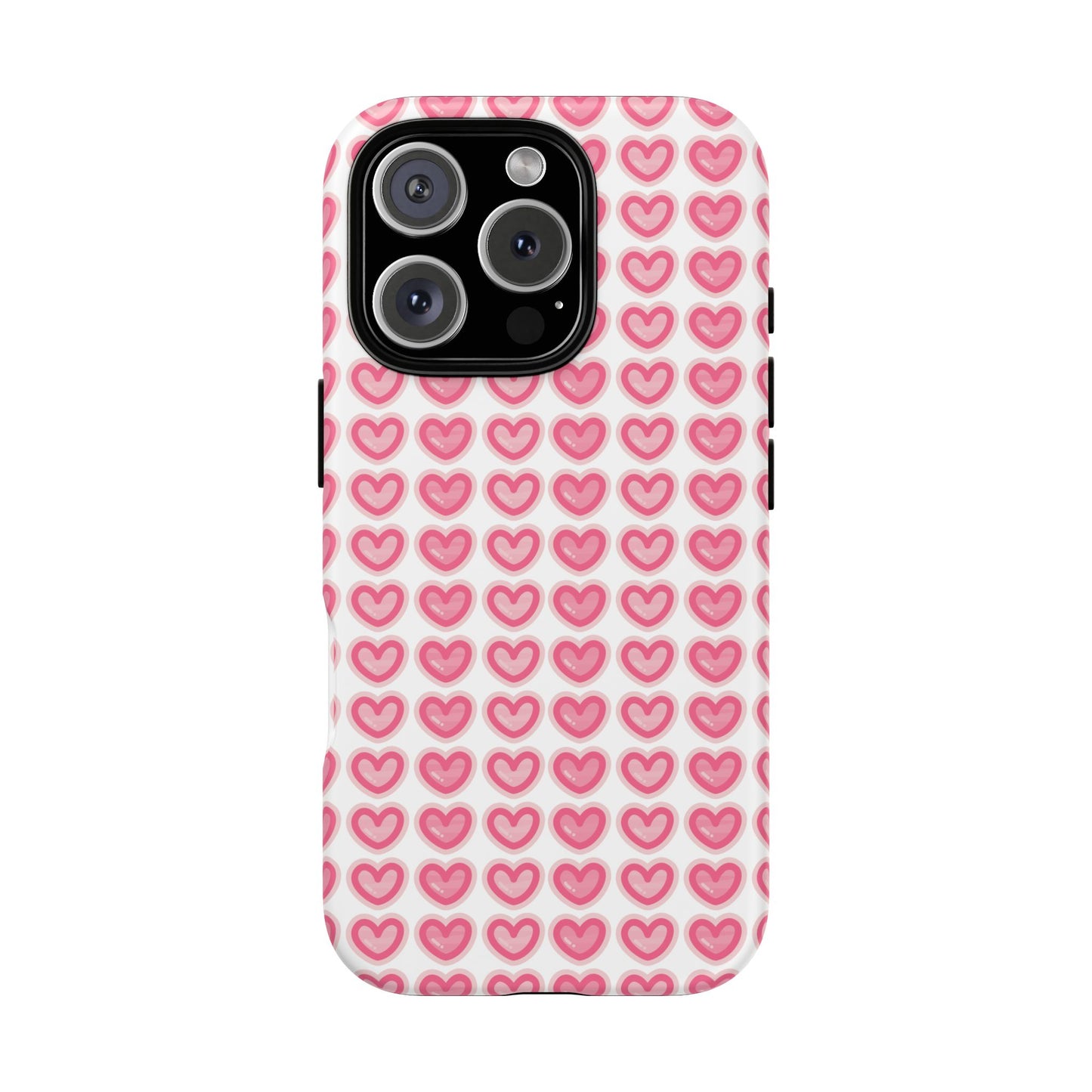 Hearts Pattern - Tough Cases iPhone Samsung Google Pixel