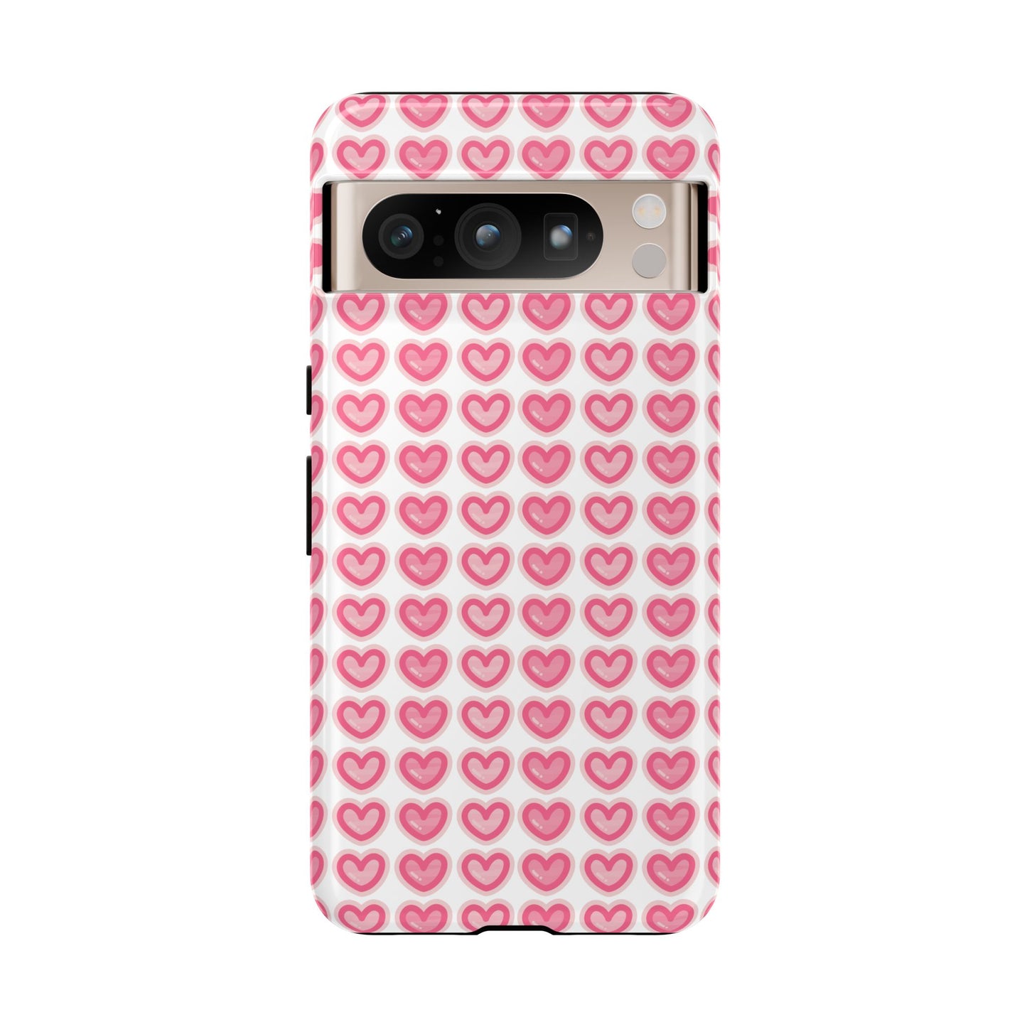 Hearts Pattern - Tough Cases iPhone Samsung Google Pixel
