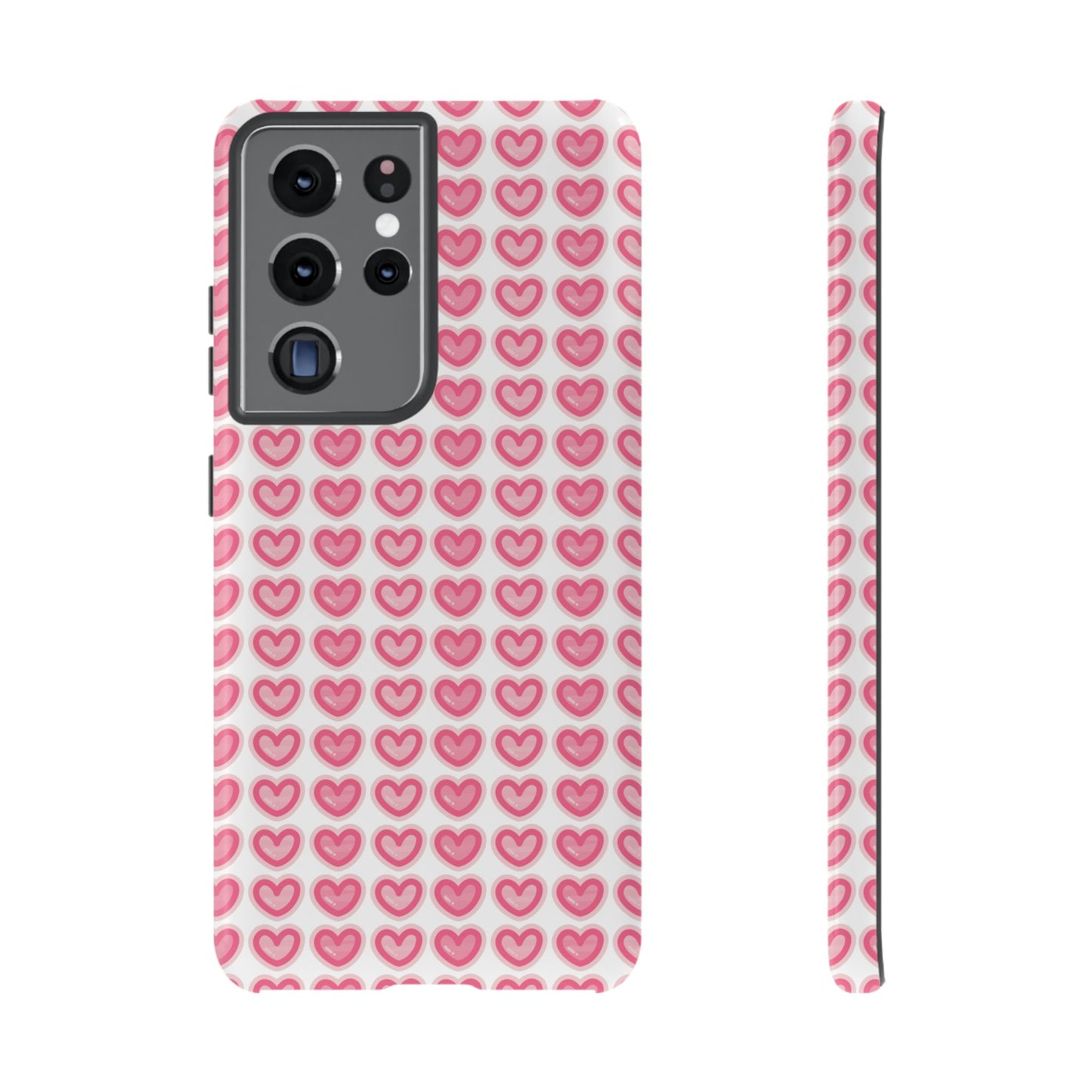 Hearts Pattern - Tough Cases iPhone Samsung Google Pixel