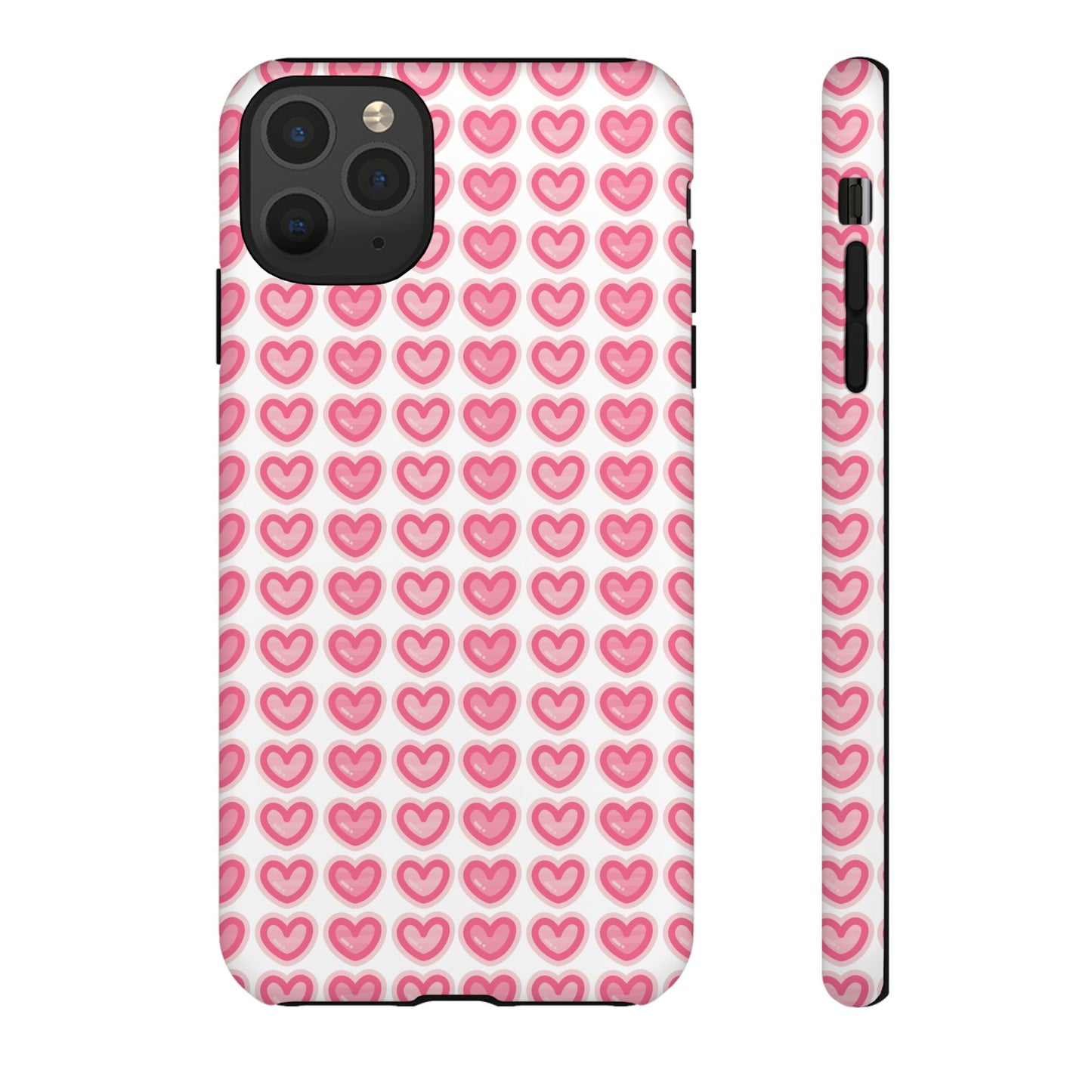 Hearts Pattern - Tough Cases iPhone Samsung Google Pixel