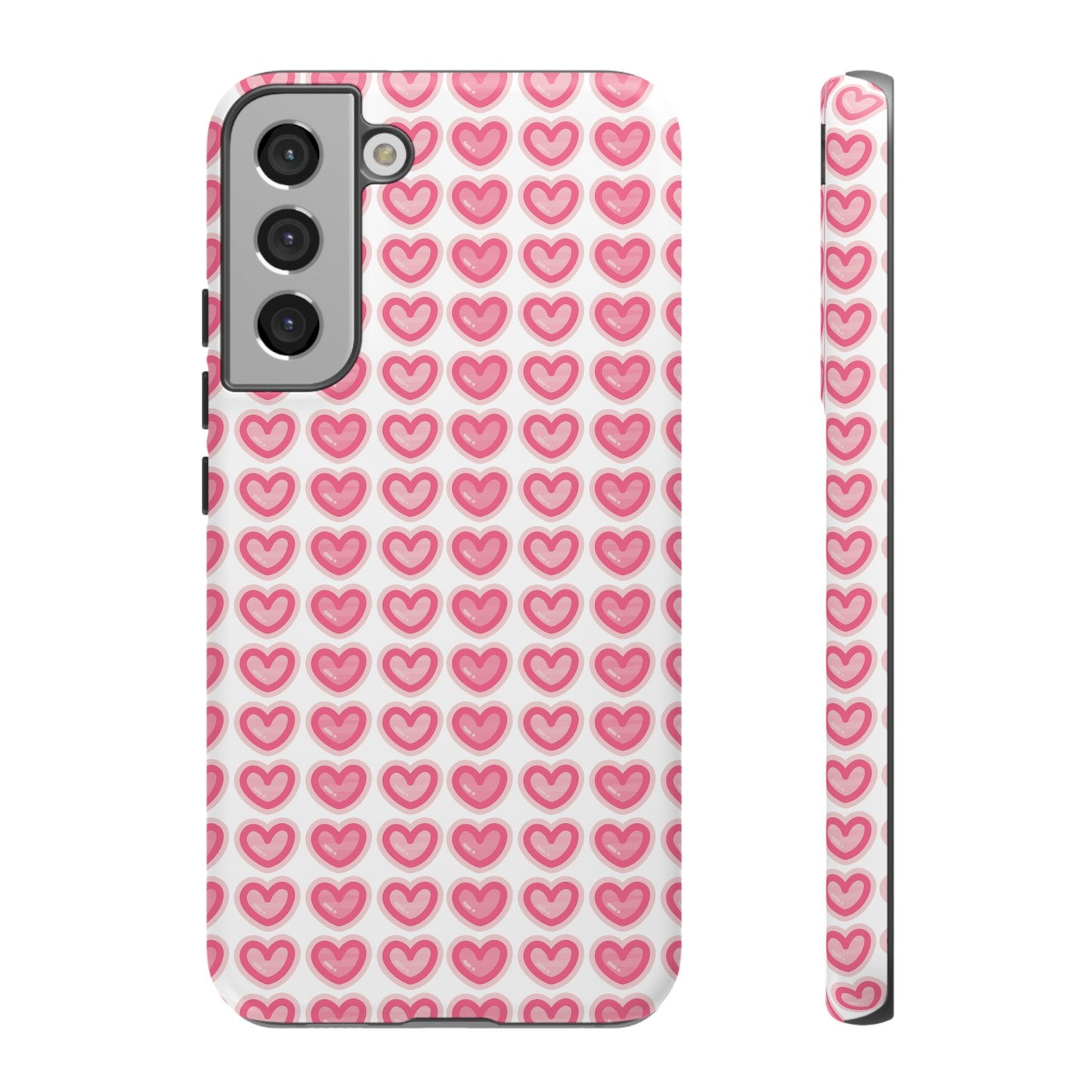 Hearts Pattern - Tough Cases iPhone Samsung Google Pixel