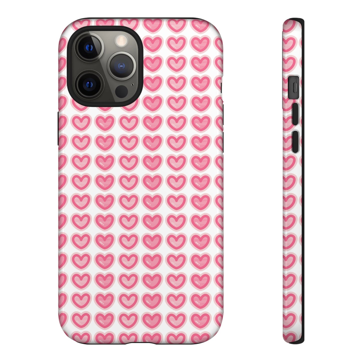 Hearts Pattern - Tough Cases iPhone Samsung Google Pixel