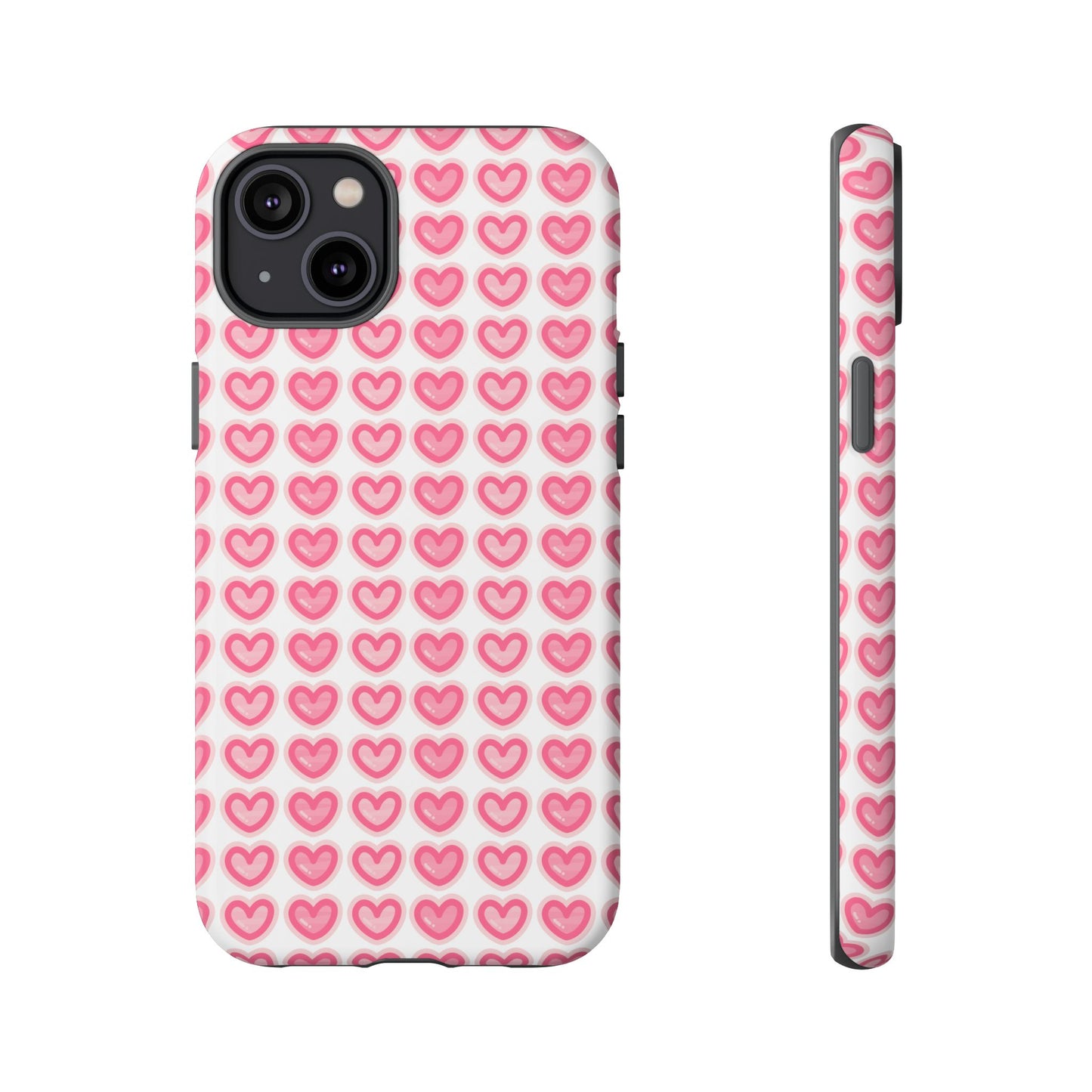 Hearts Pattern - Tough Cases iPhone Samsung Google Pixel