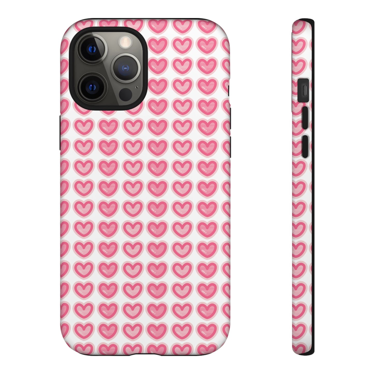 Hearts Pattern - Tough Cases iPhone Samsung Google Pixel