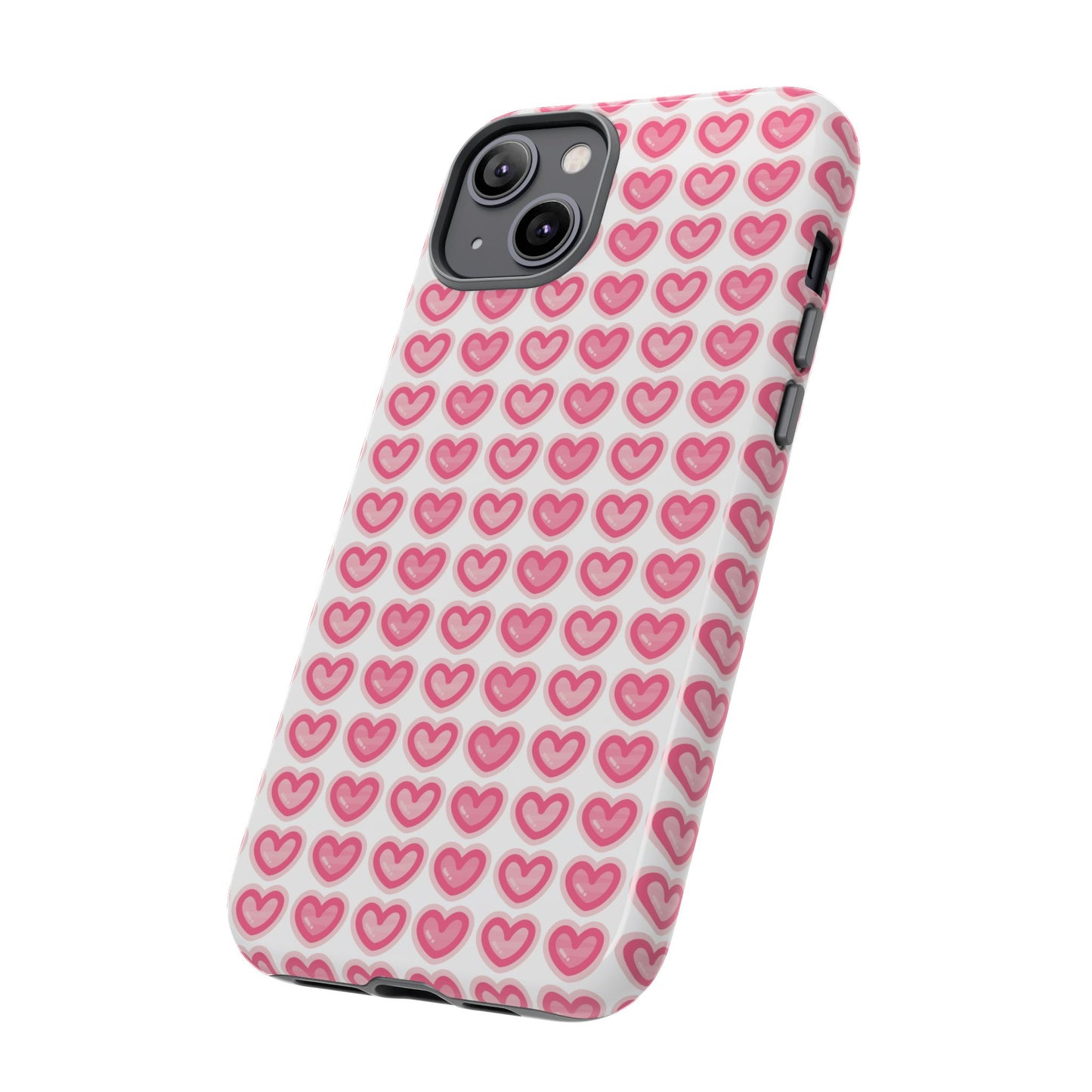 Hearts Pattern - Tough Cases iPhone Samsung Google Pixel