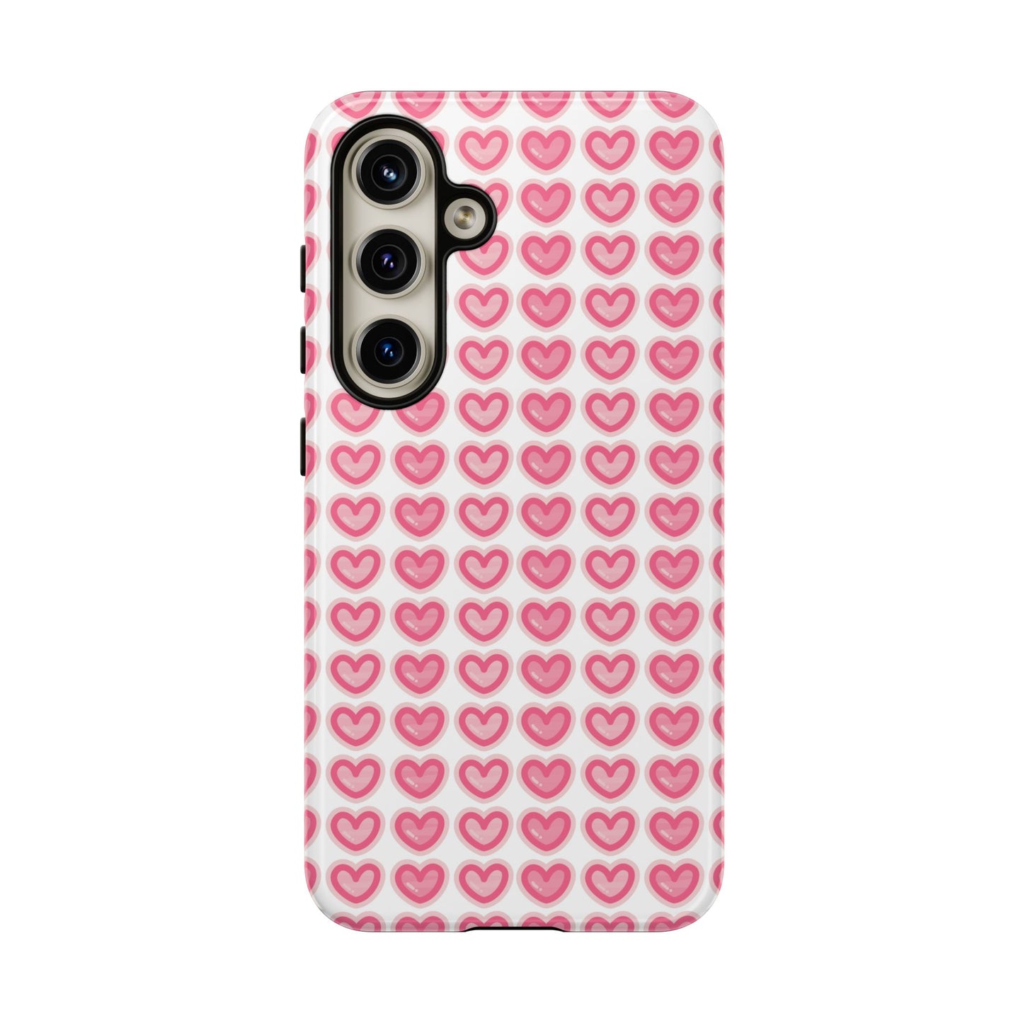Hearts Pattern - Tough Cases iPhone Samsung Google Pixel