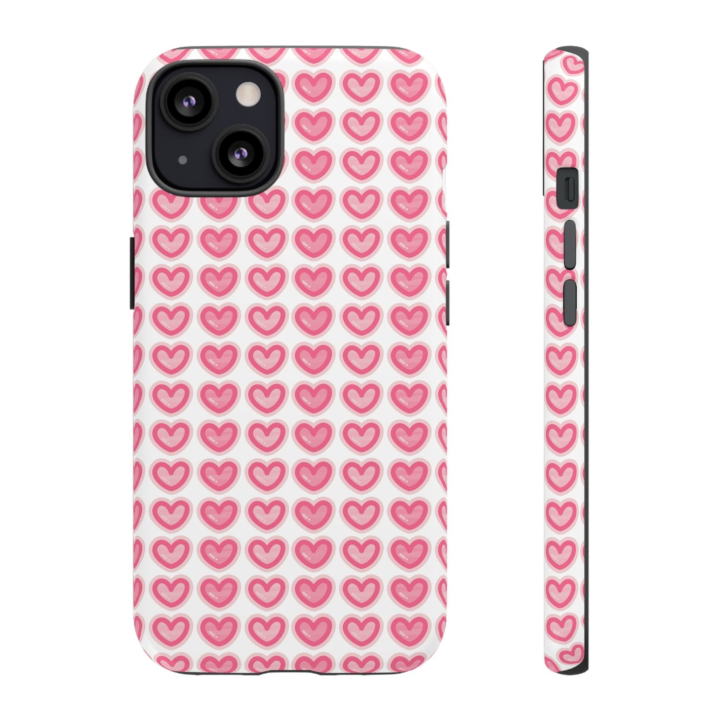 Hearts Pattern - Tough Cases iPhone Samsung Google Pixel