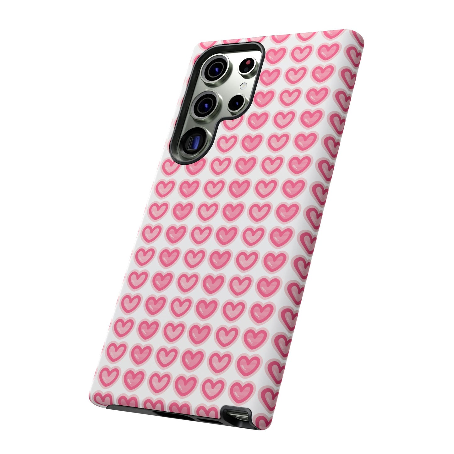 Hearts Pattern - Tough Cases iPhone Samsung Google Pixel