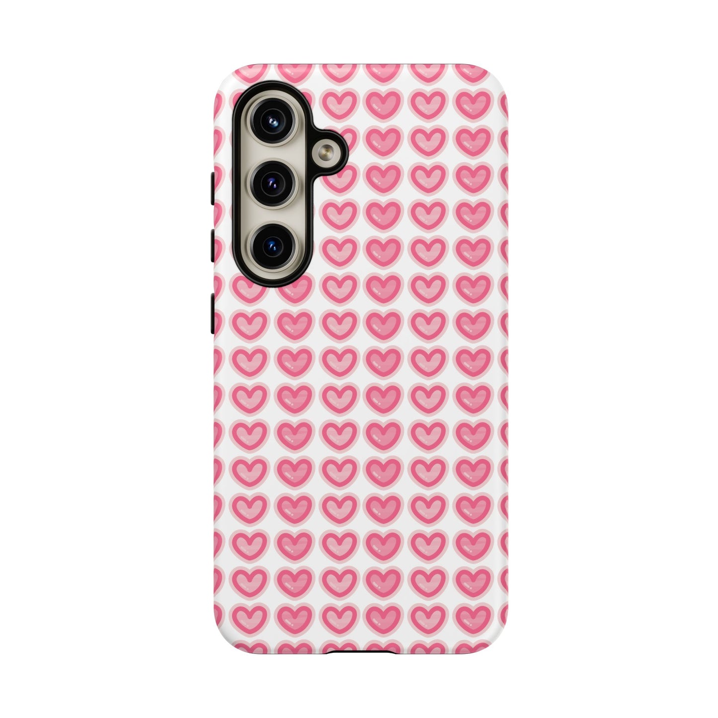 Hearts Pattern - Tough Cases iPhone Samsung Google Pixel