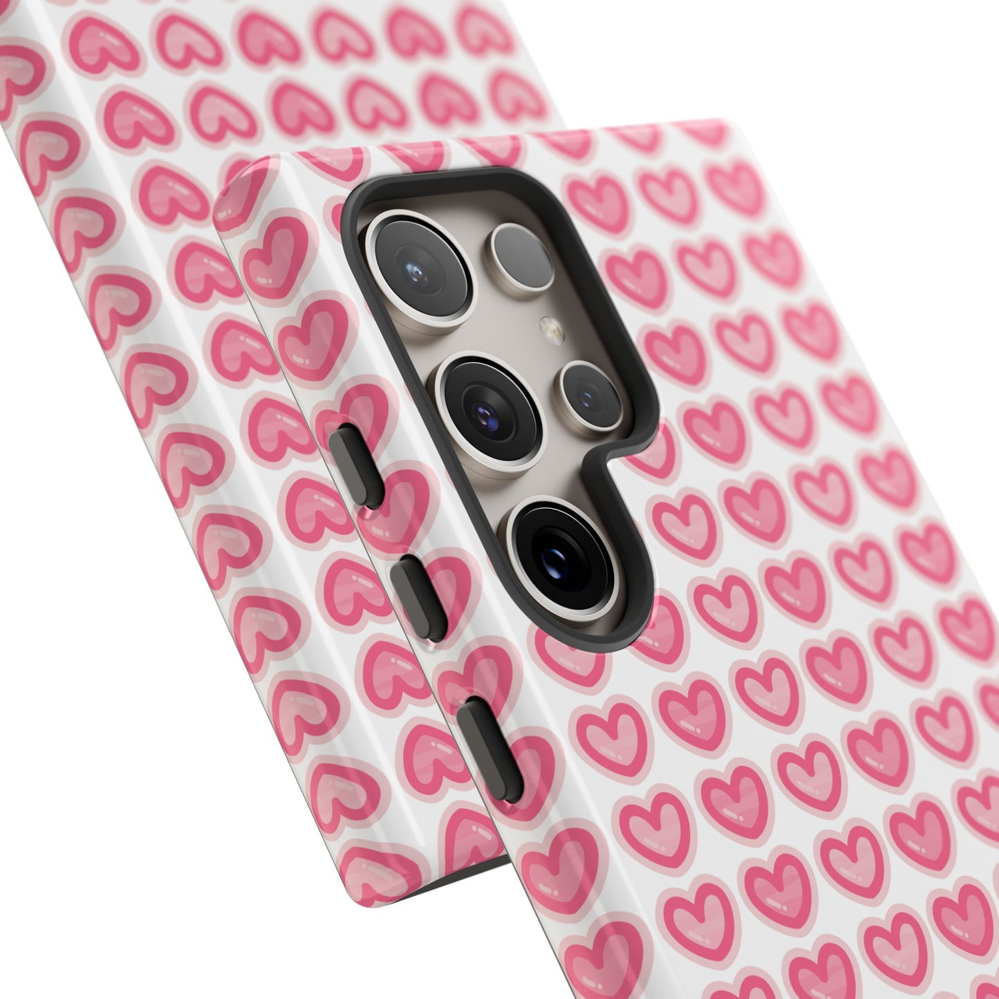 Hearts Pattern - Tough Cases iPhone Samsung Google Pixel