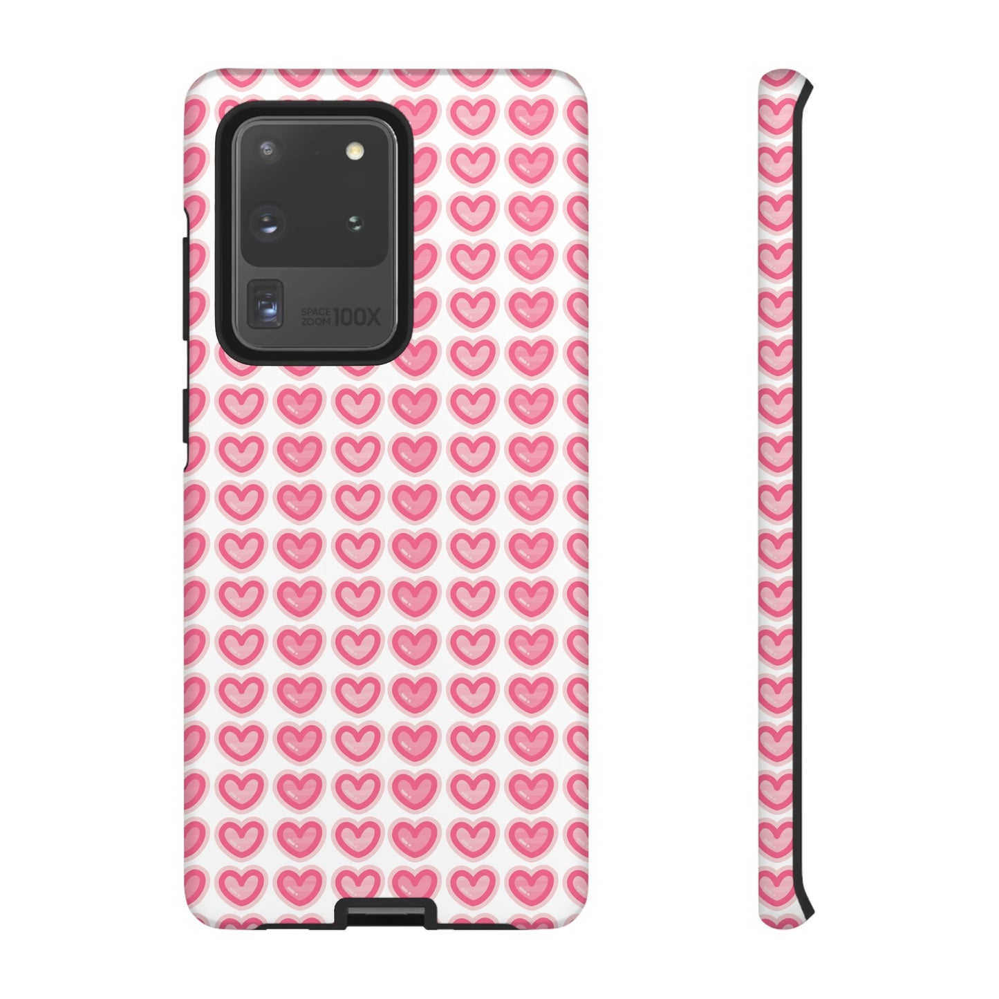 Hearts Pattern - Tough Cases iPhone Samsung Google Pixel