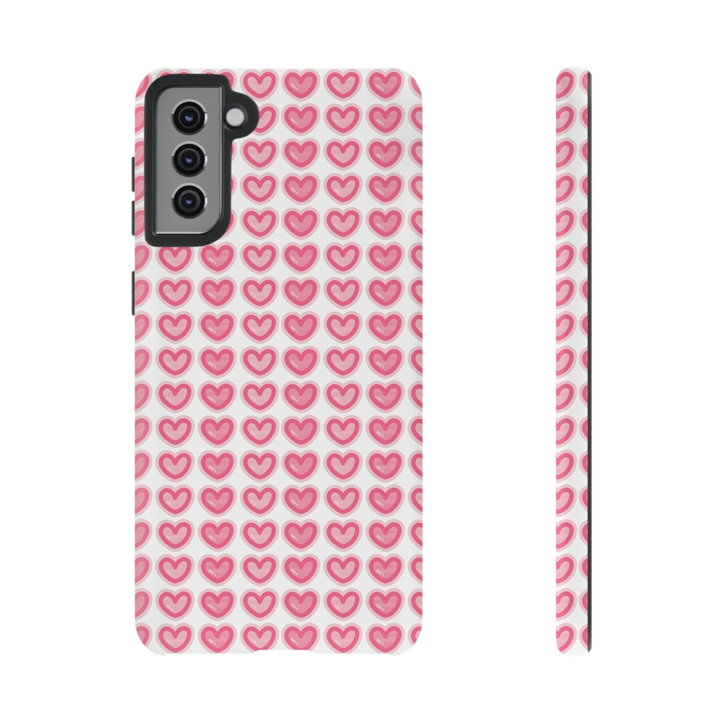 Hearts Pattern - Tough Cases iPhone Samsung Google Pixel