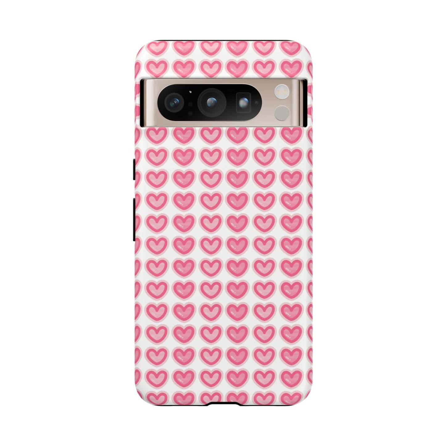 Hearts Pattern - Tough Cases iPhone Samsung Google Pixel