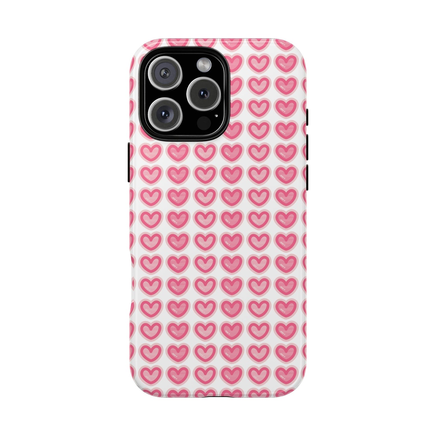 Hearts Pattern - Tough Cases iPhone Samsung Google Pixel