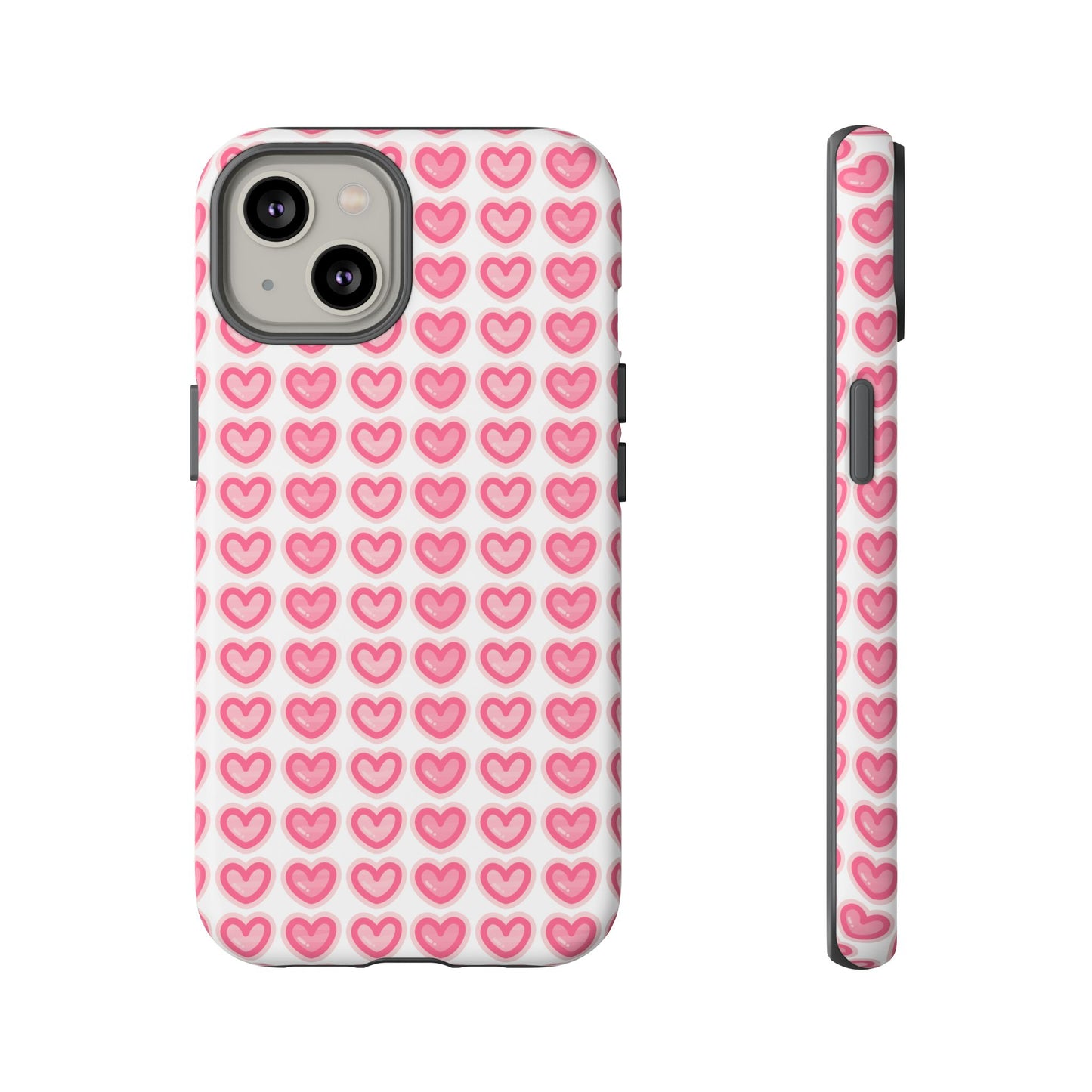 Hearts Pattern - Tough Cases iPhone Samsung Google Pixel