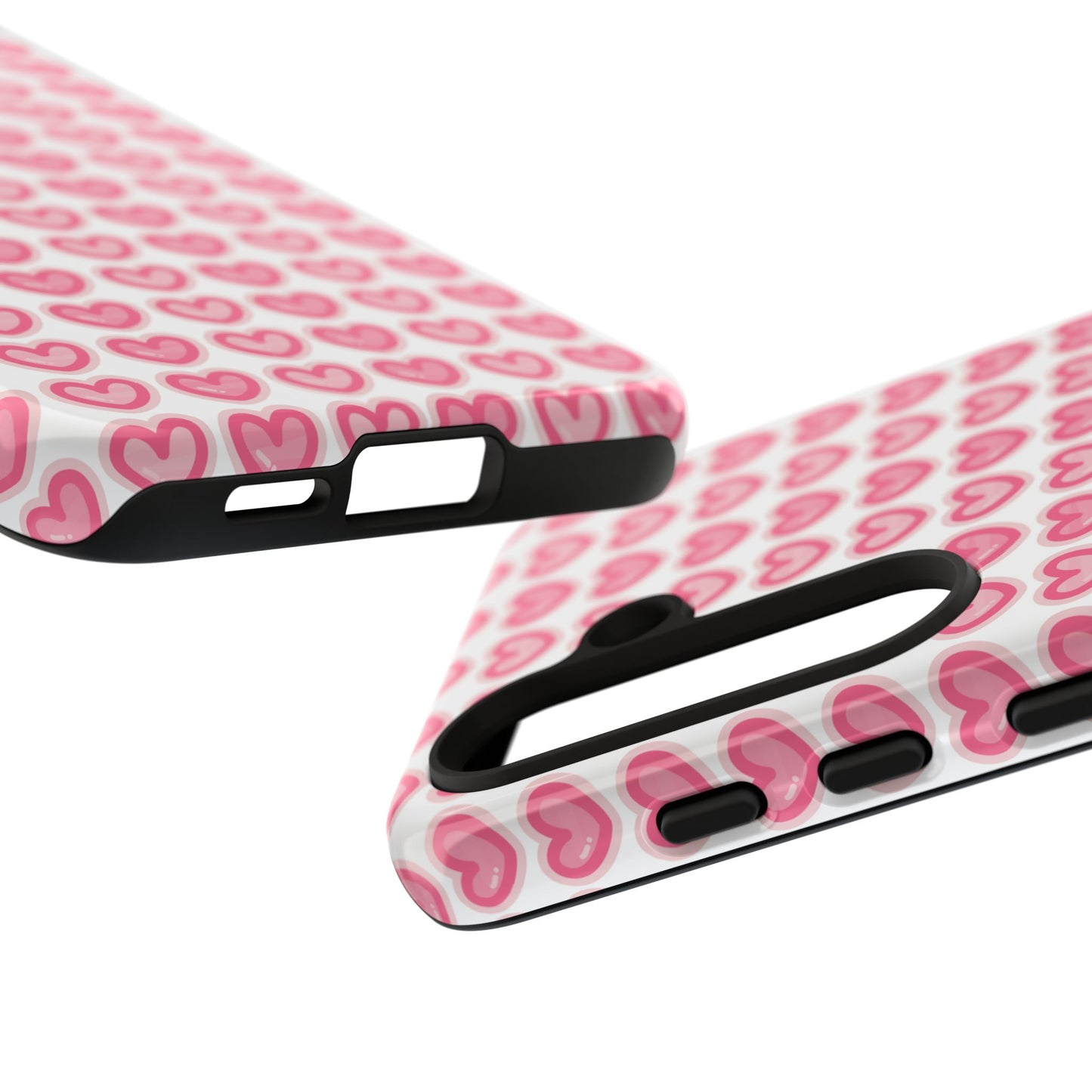 Hearts Pattern - Tough Cases iPhone Samsung Google Pixel