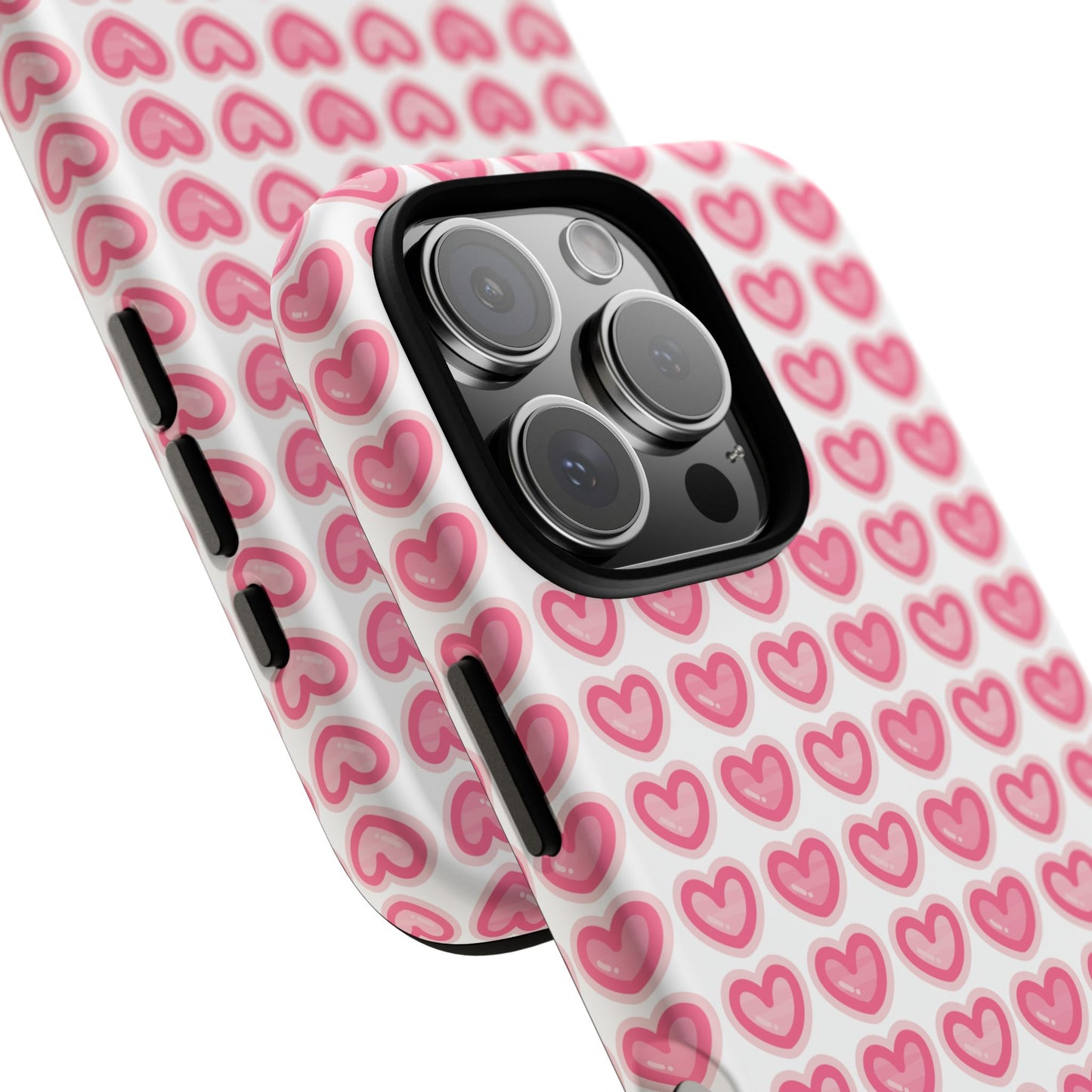 Hearts Pattern - Tough Cases iPhone Samsung Google Pixel