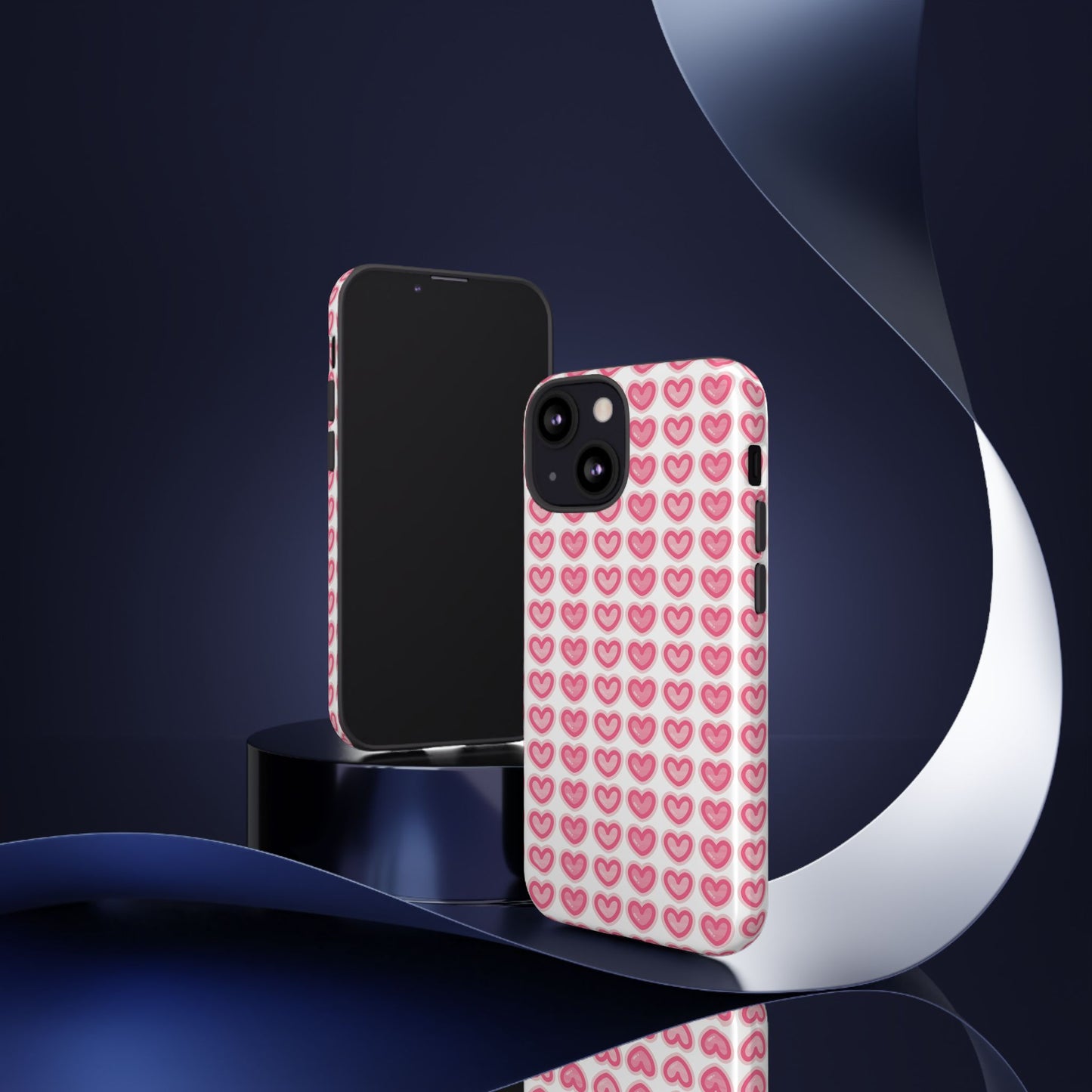 Hearts Pattern - Tough Cases iPhone Samsung Google Pixel