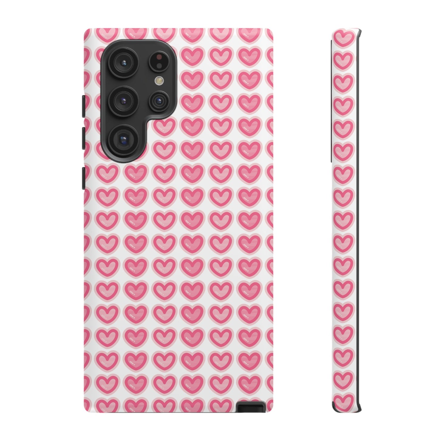 Hearts Pattern - Tough Cases iPhone Samsung Google Pixel