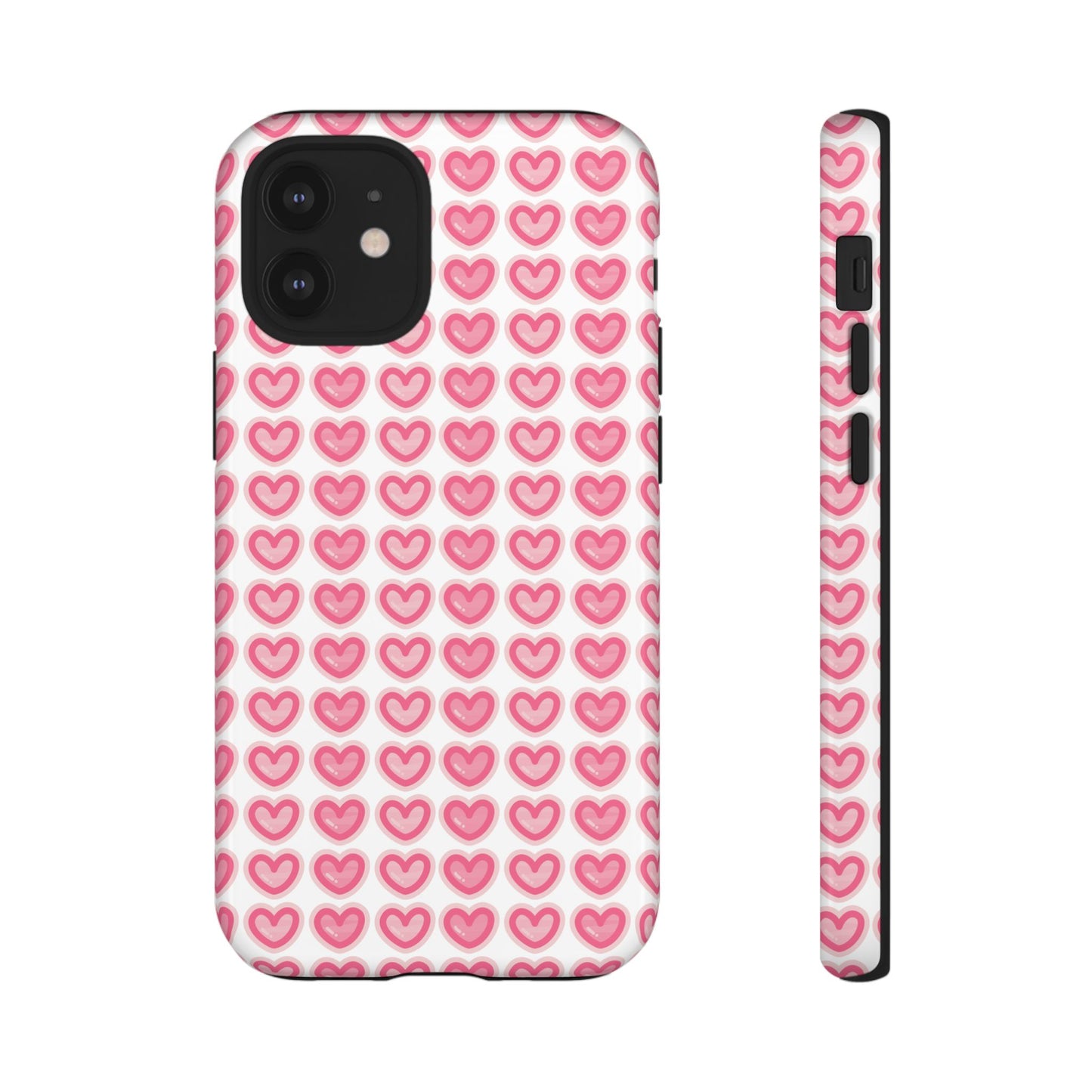 Hearts Pattern - Tough Cases iPhone Samsung Google Pixel