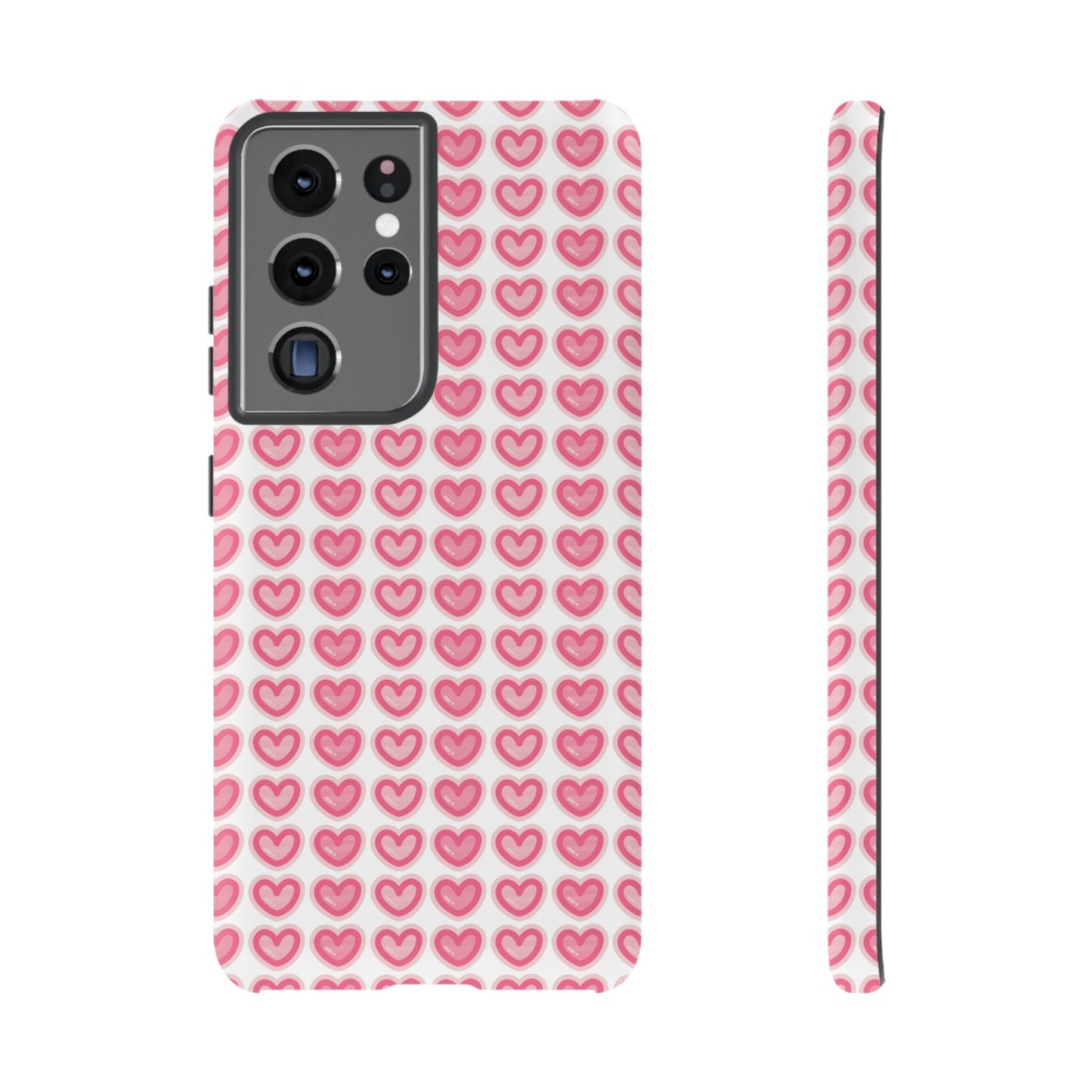 Hearts Pattern - Tough Cases iPhone Samsung Google Pixel