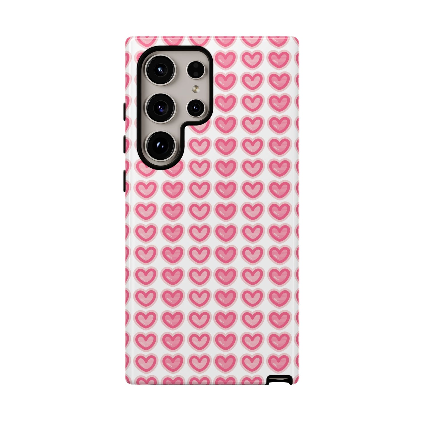 Hearts Pattern - Tough Cases iPhone Samsung Google Pixel