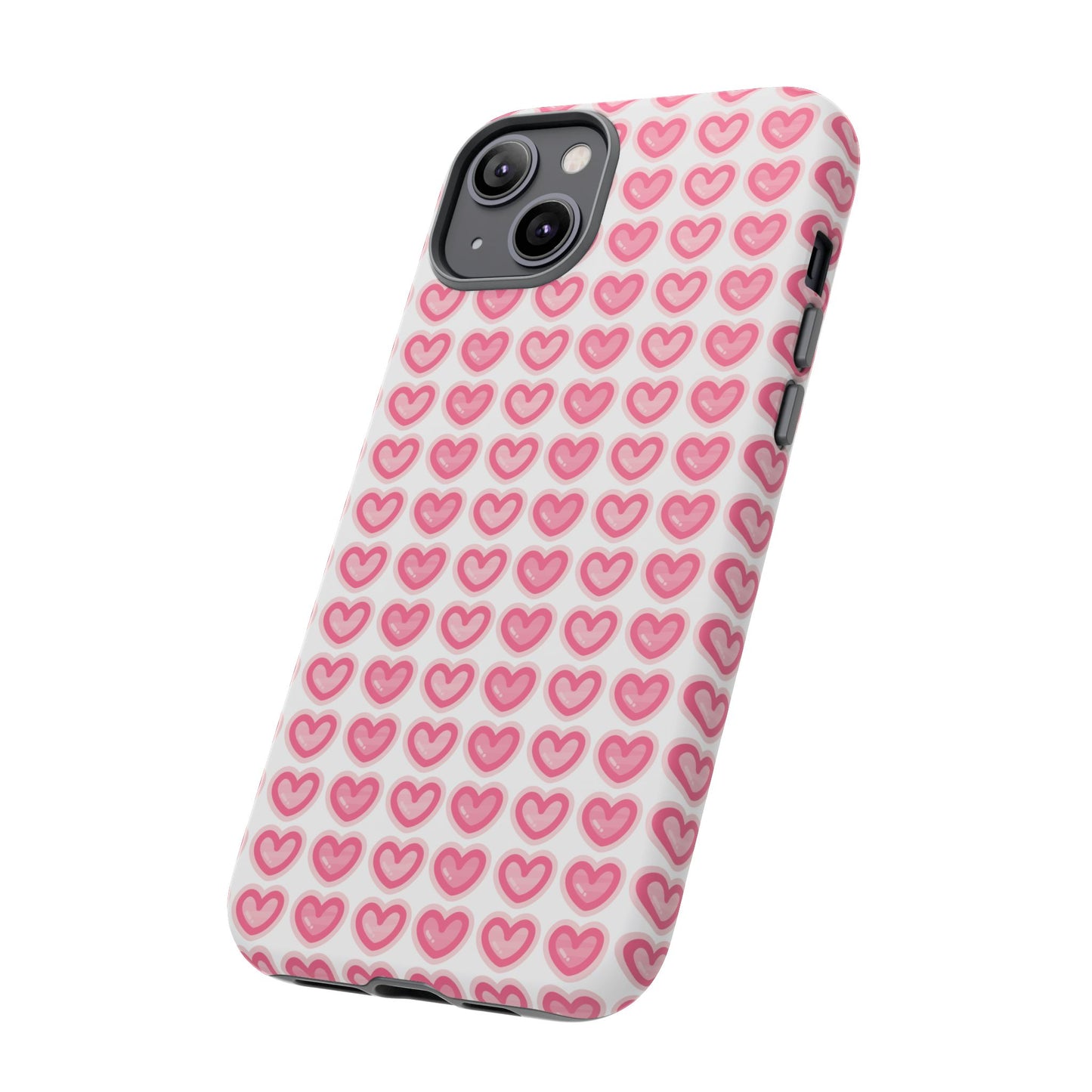 Hearts Pattern - Tough Cases iPhone Samsung Google Pixel