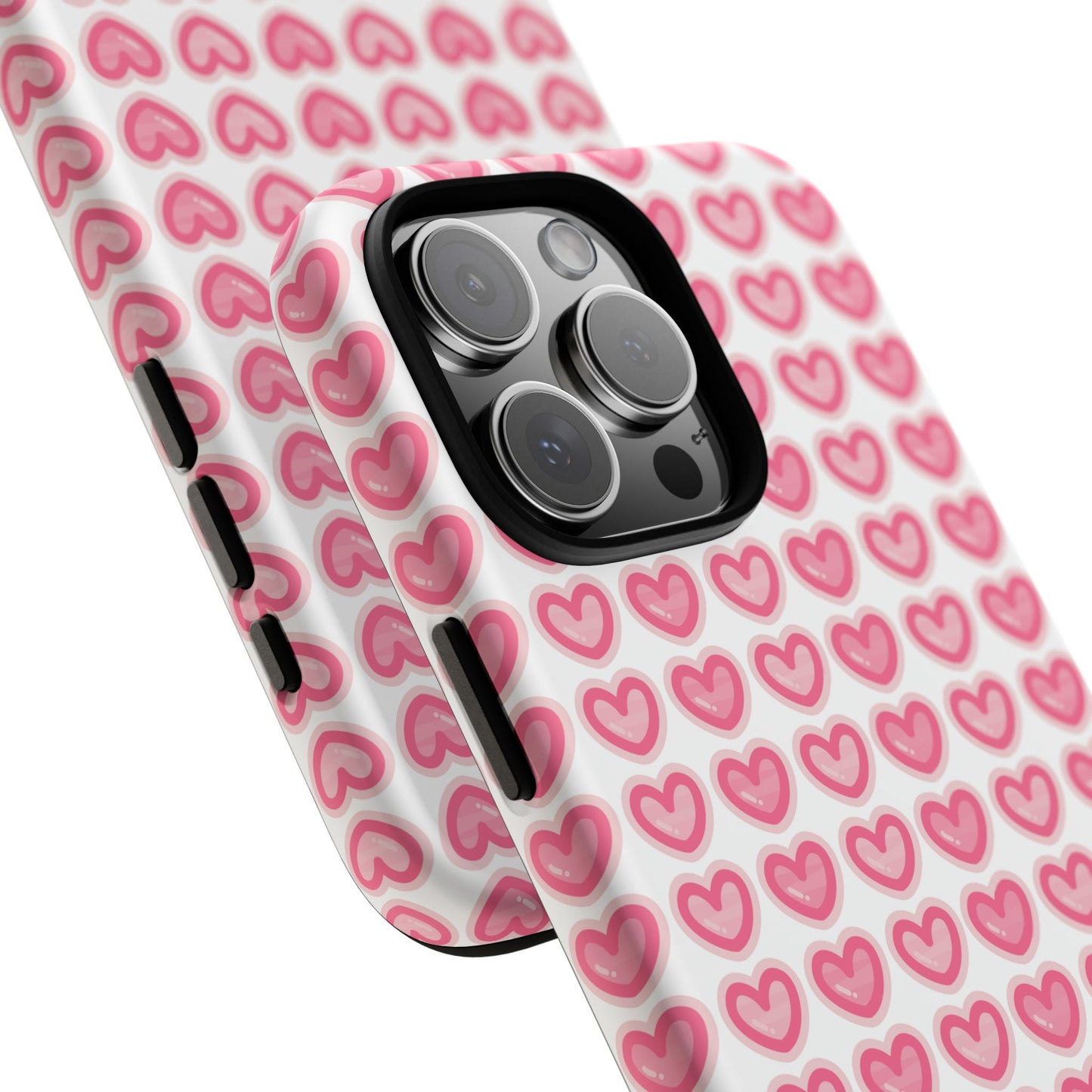 Hearts Pattern - Tough Cases iPhone Samsung Google Pixel