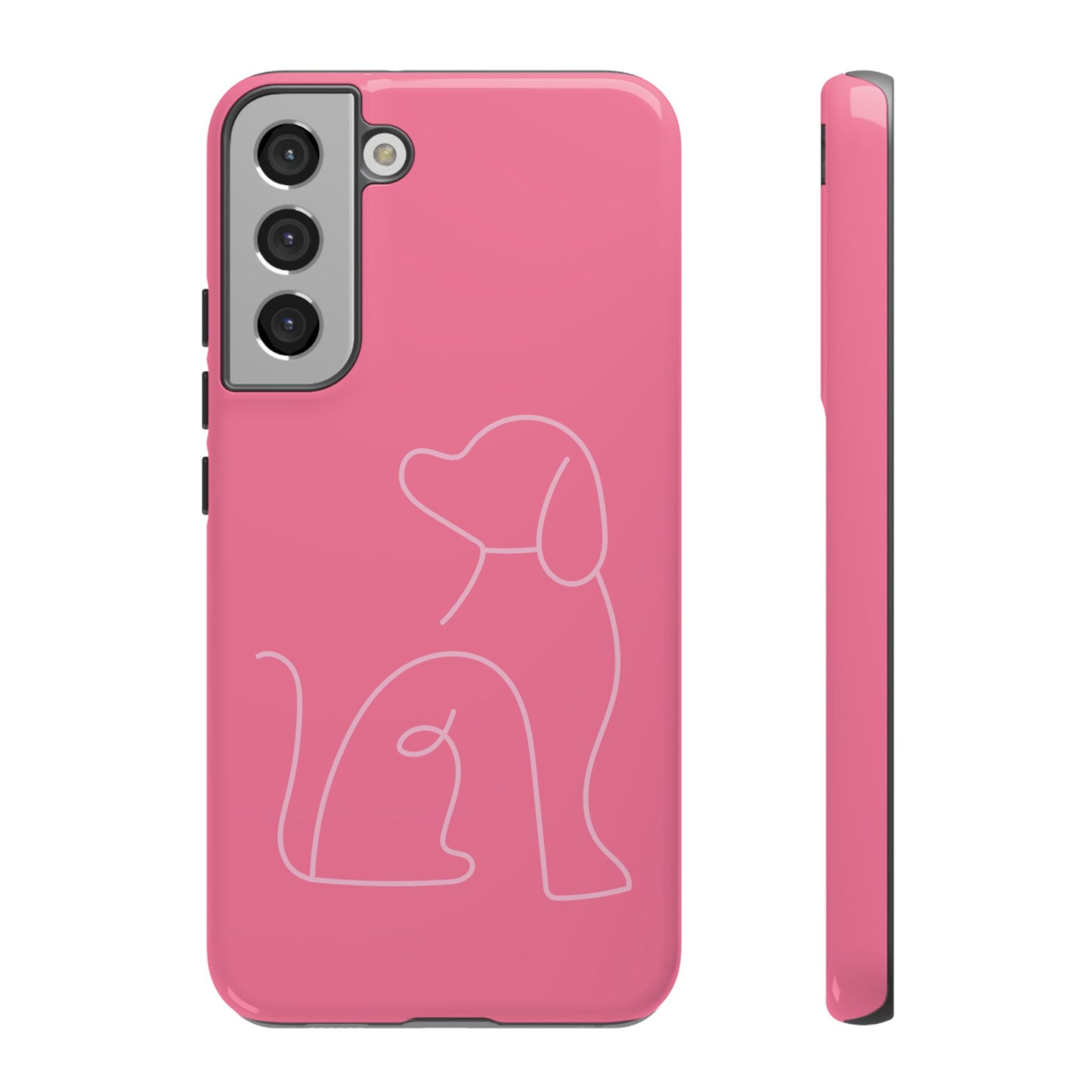 Pink Pup #10-Tough Cases iPhone Samsung Google Pixel