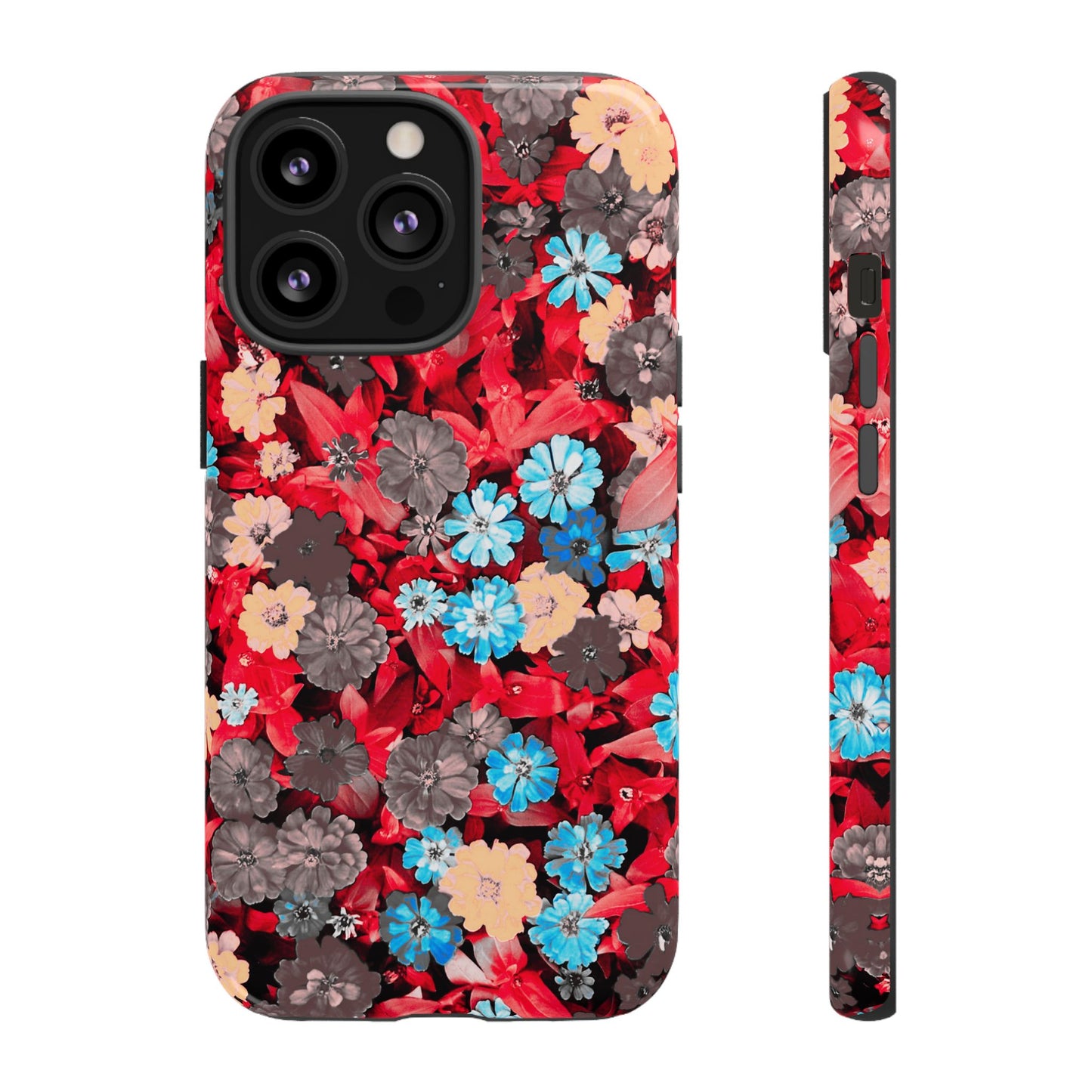 Lucid Flowers #23-Tough Cases iPhone Samsung Google Pixel