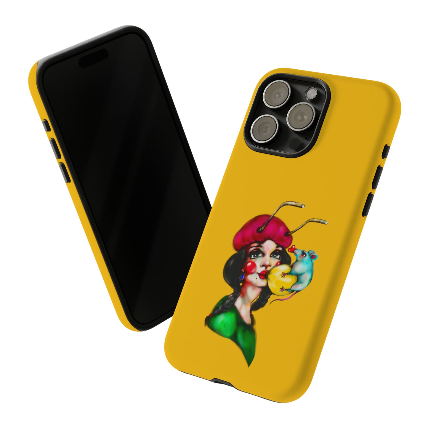 Design #211 Yellow BKG-Tough Cases