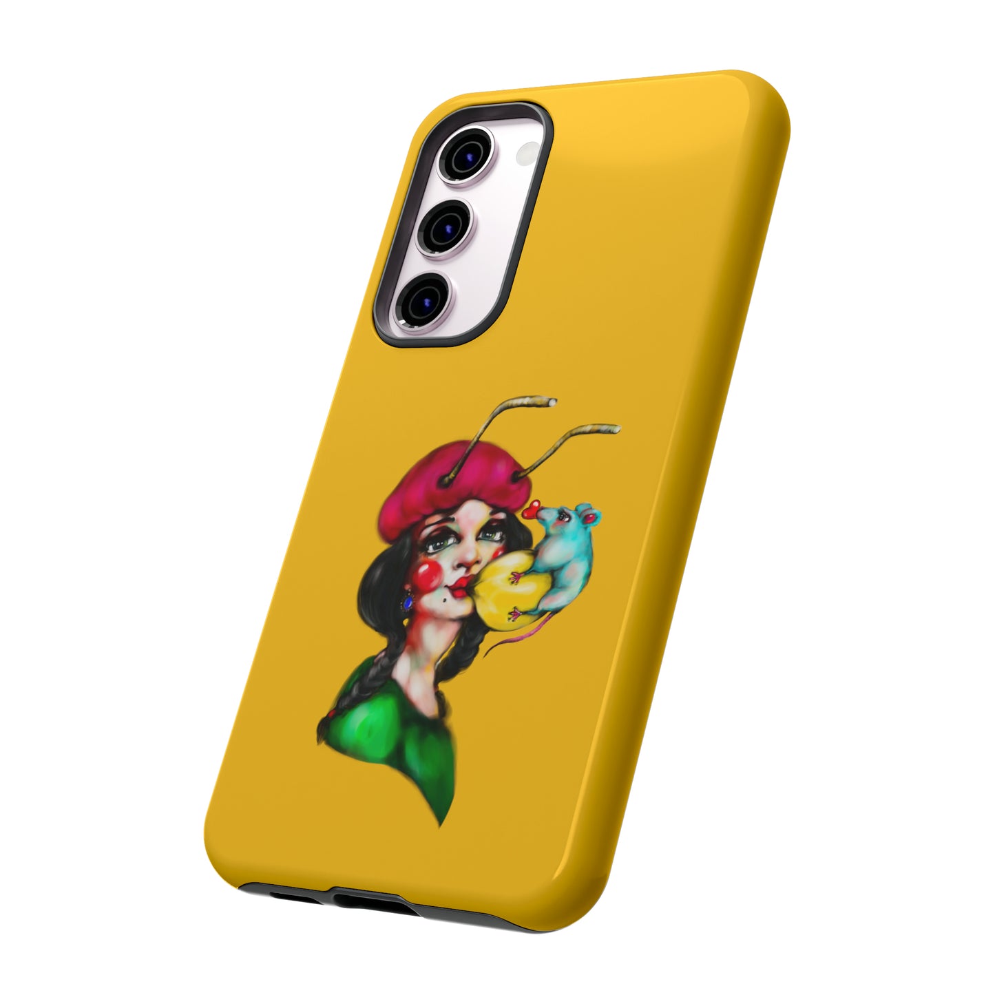 Design #211 Yellow BKG-Tough Cases