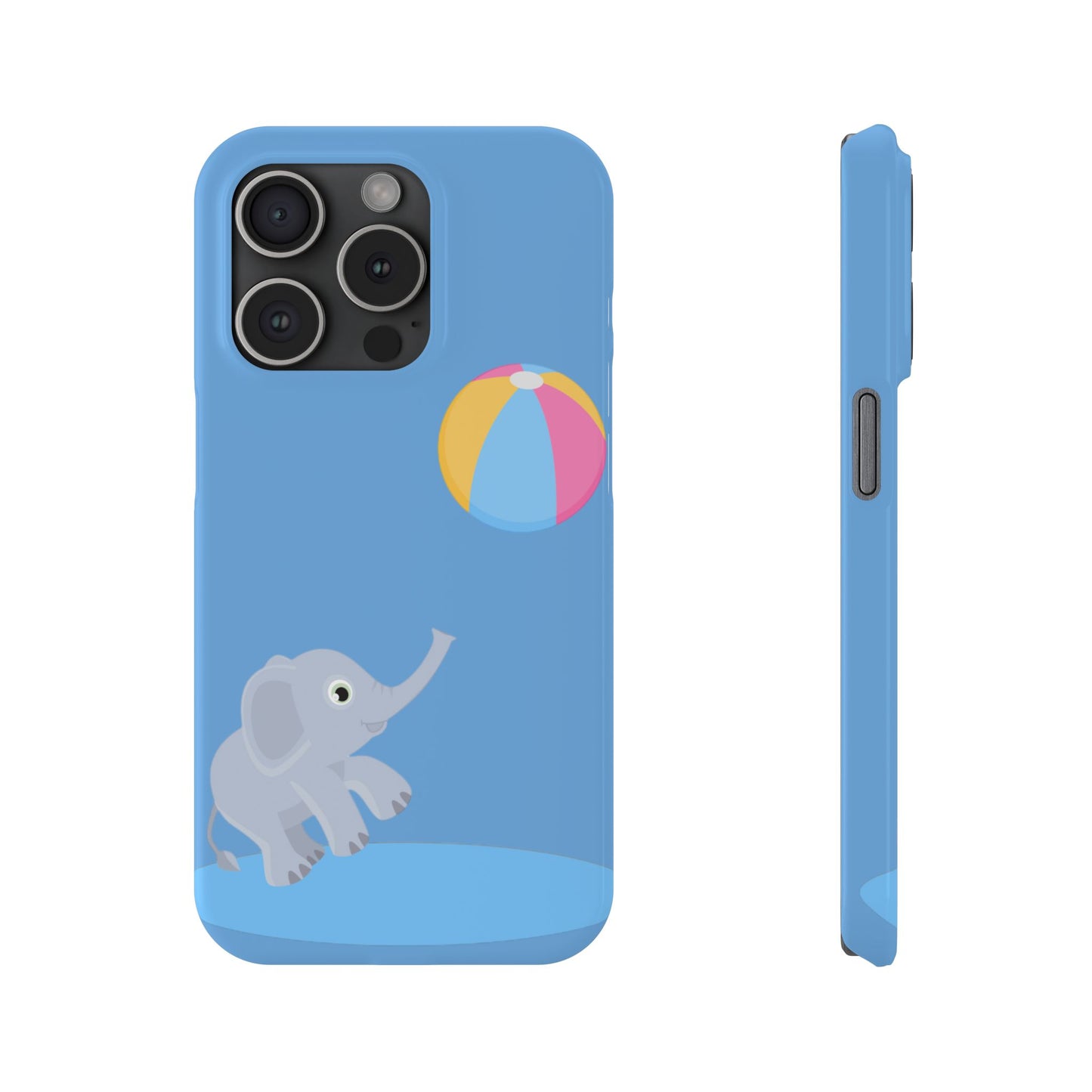 Playful Elephant-Slim iPhone Cases