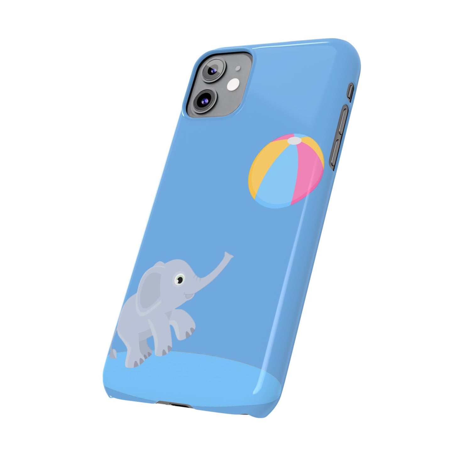 Playful Elephant-Slim iPhone Cases