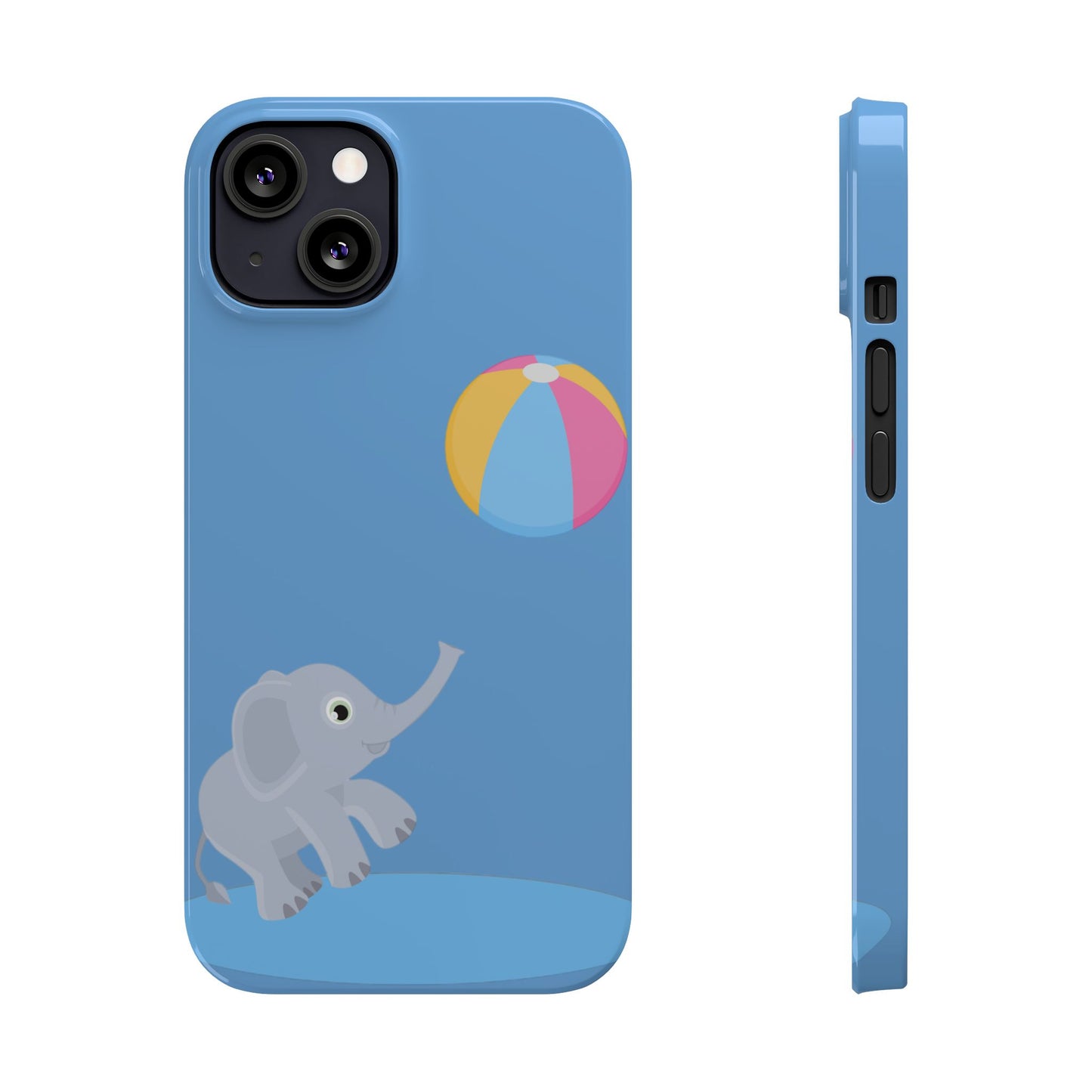 Playful Elephant-Slim iPhone Cases