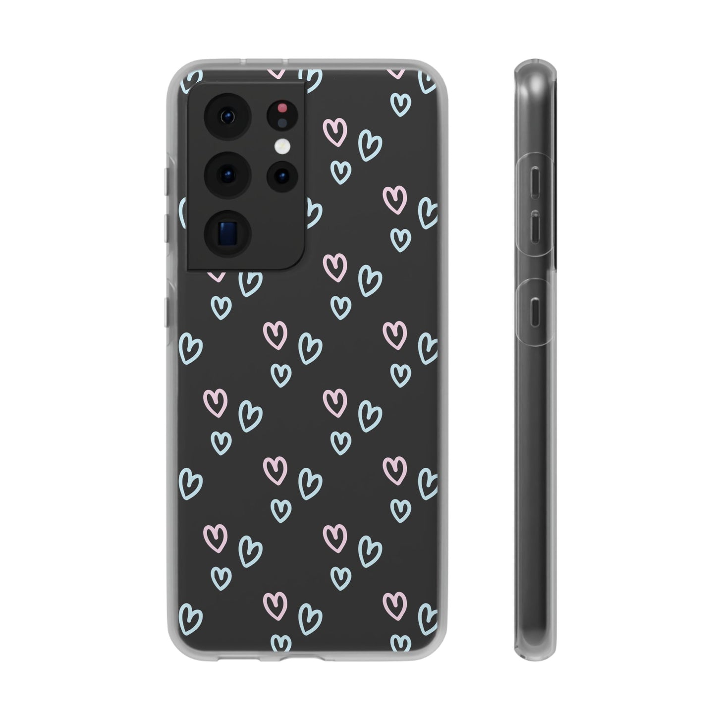 Sweetheart Shield Clear Flexi Cases iPhone Samsung Gift Packaging